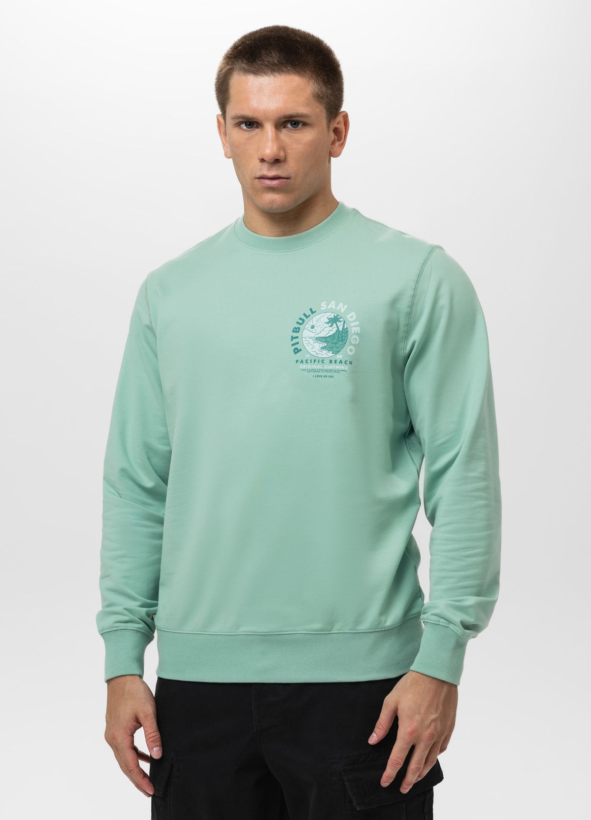 Men's Sweatshirt PLANET SURF - Mint