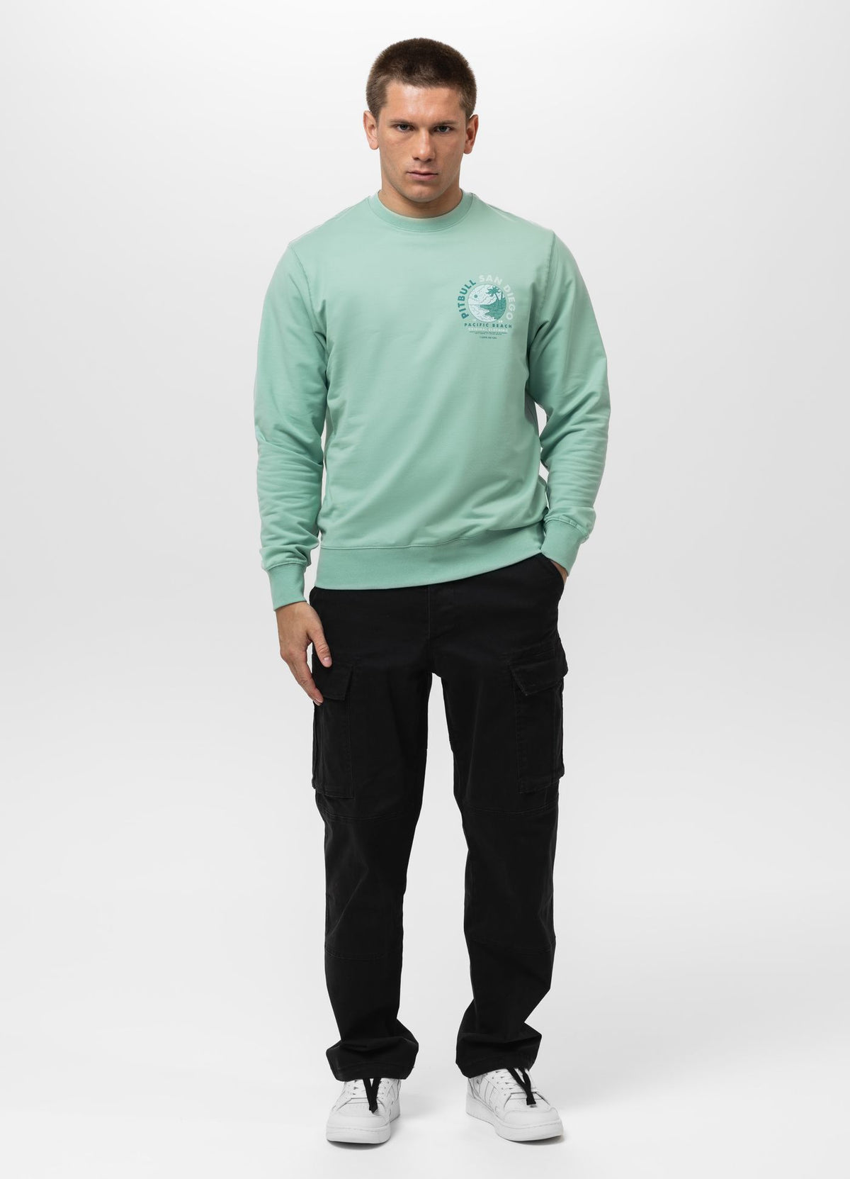 Men's Sweatshirt PLANET SURF - Mint