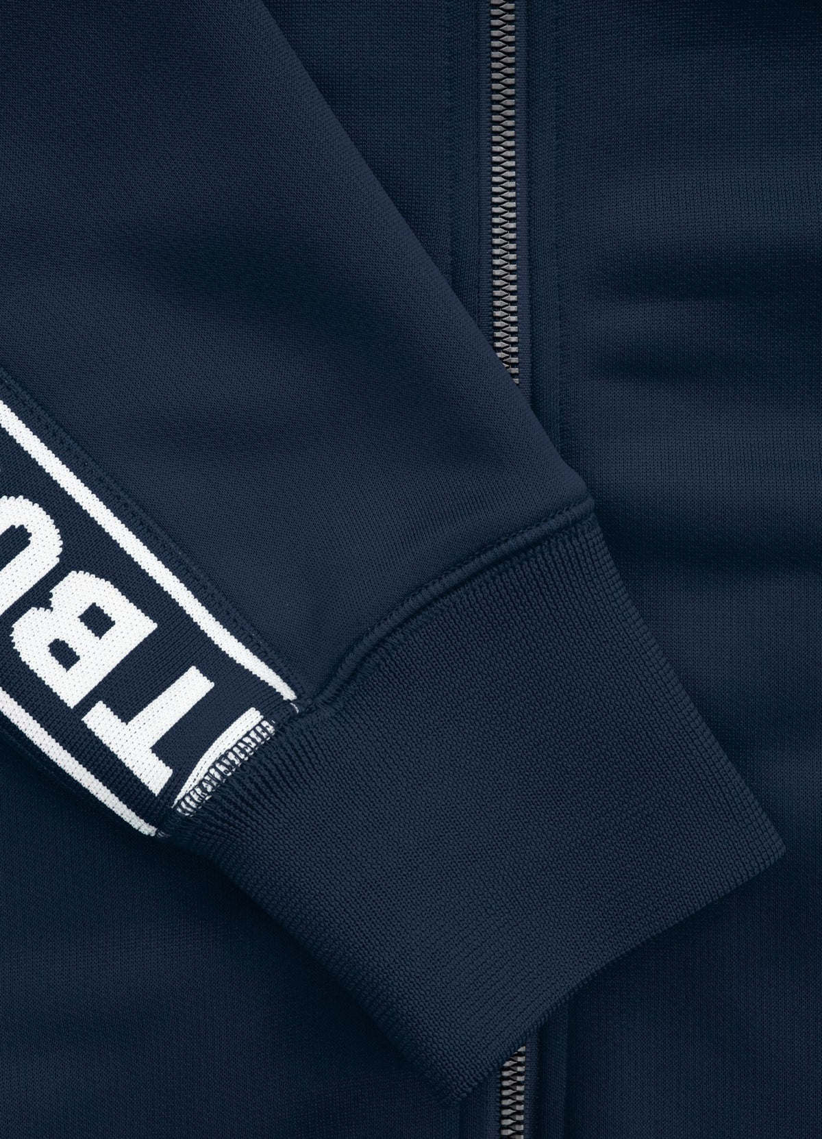 Men&#39;s Sweatjacket Oldschool Tape Logo - Navy