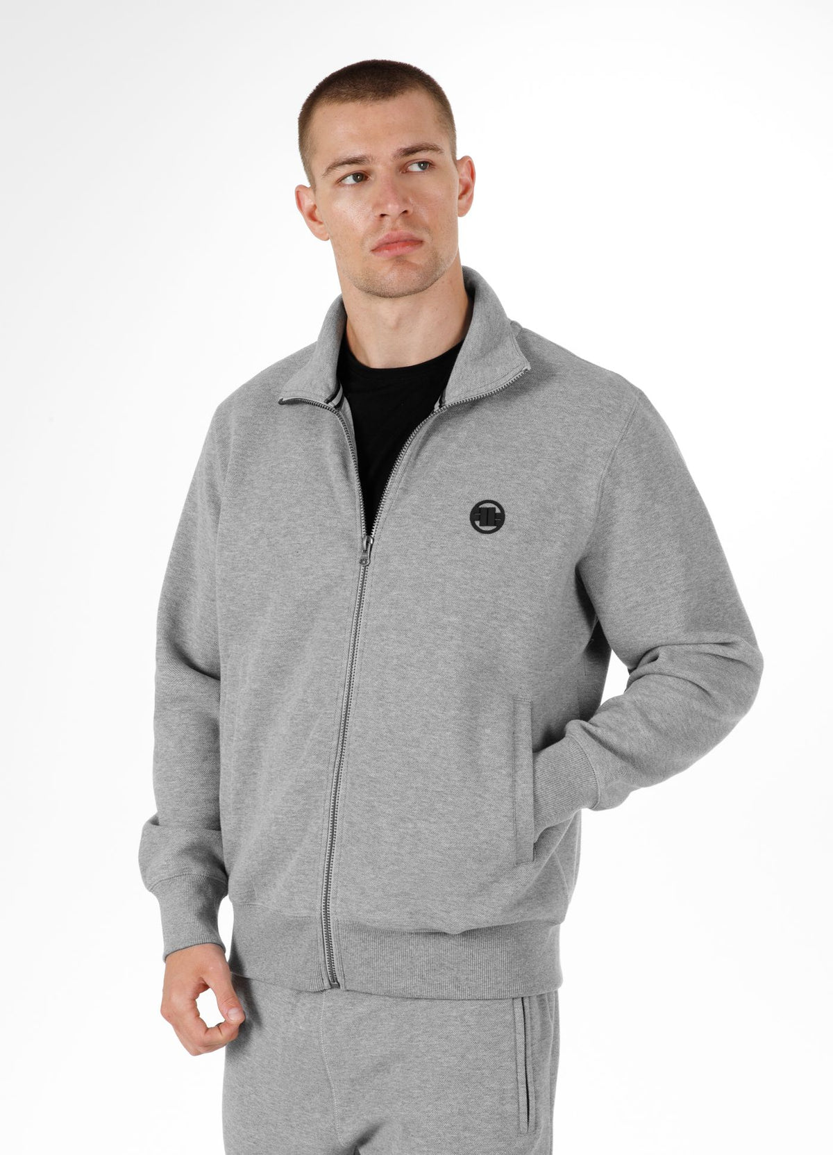 Men&#39;s Sweatjacket Pique Small Logo