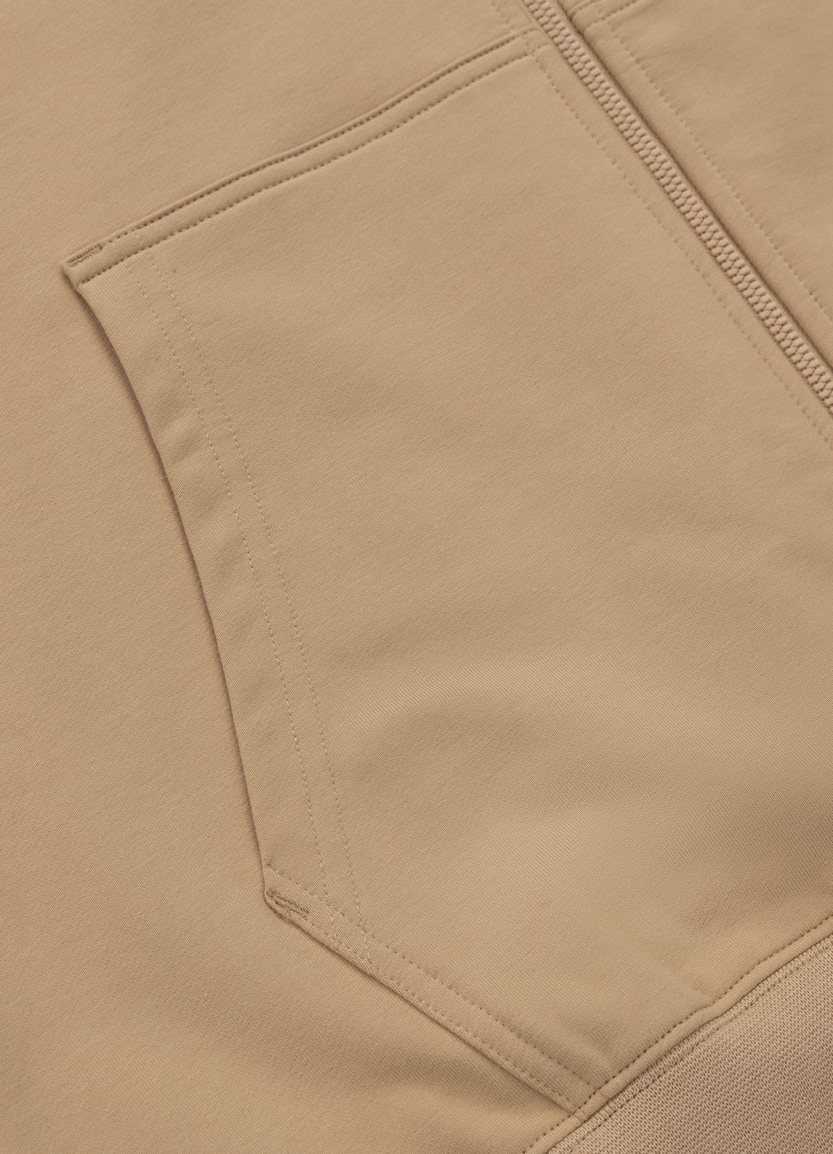 Men's Zip-up hoodie DOG SD - Light Sand