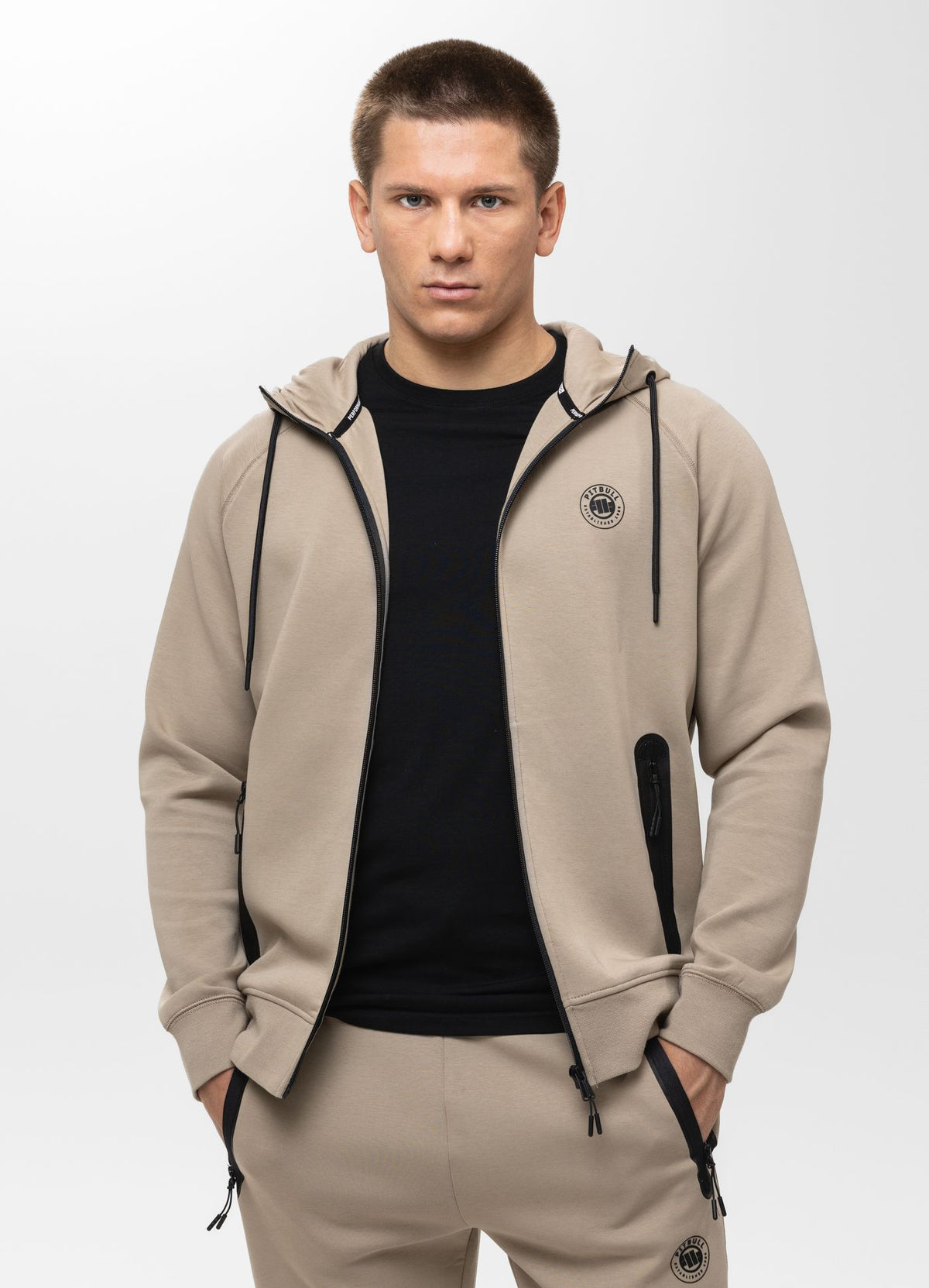 Zip-up hoodie DOGWOOD