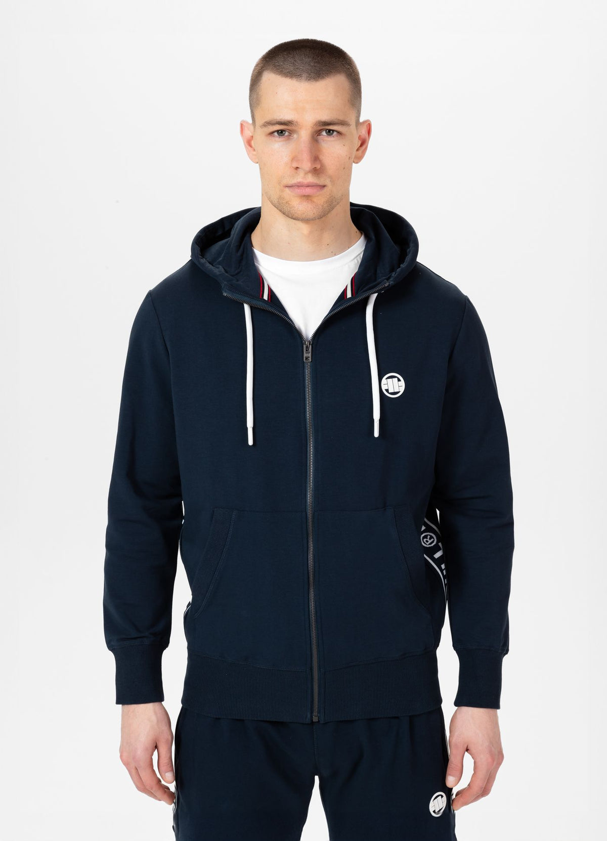 Men&#39;s Zip-up hoodie French Terry Lotus