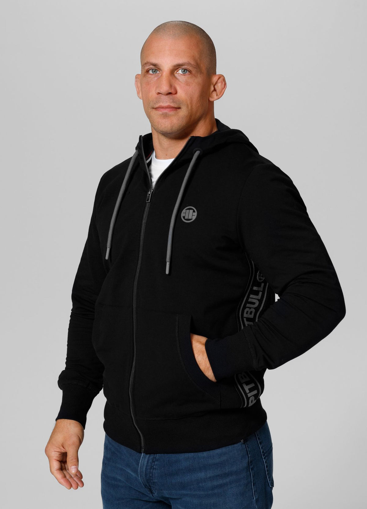 Men&#39;s Zip-up hoodie French Terry Lotus