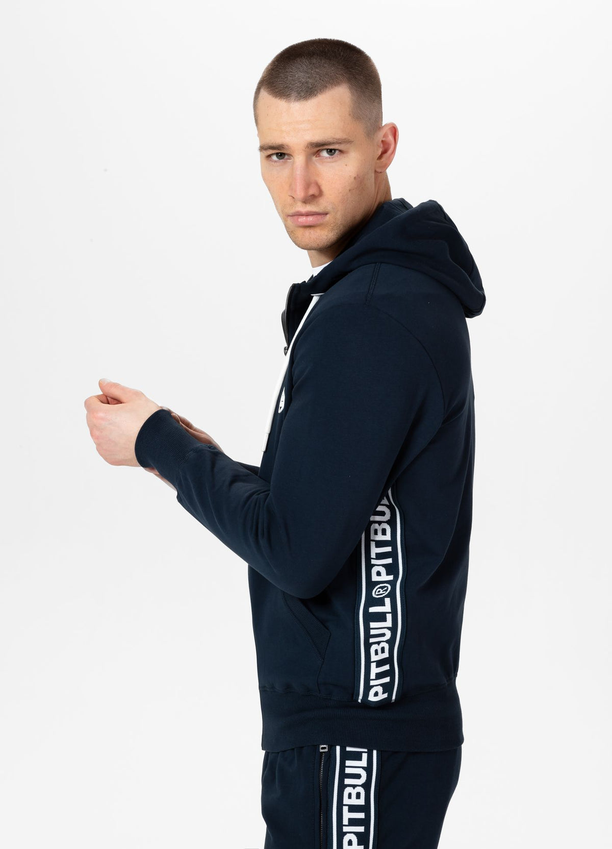 Men&#39;s Zip-up hoodie French Terry Lotus