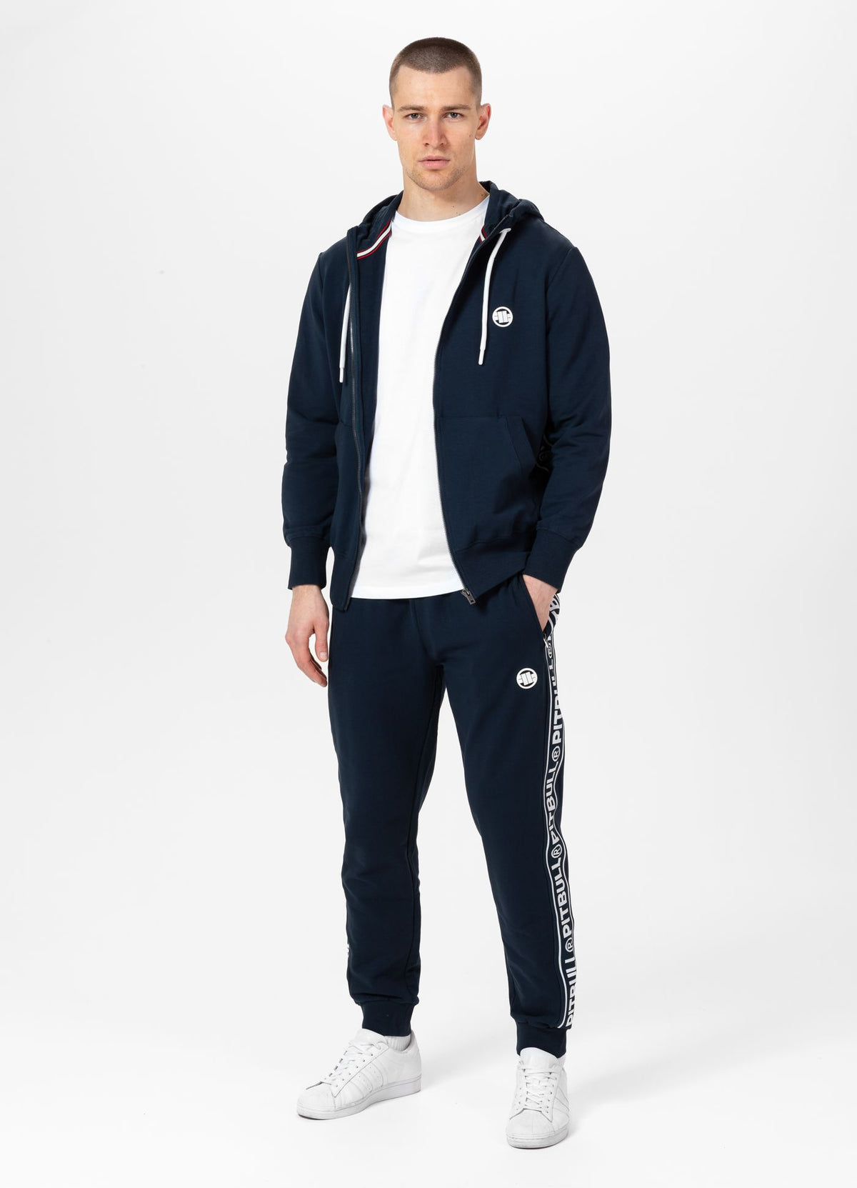 Men&#39;s Zip-up hoodie French Terry Lotus