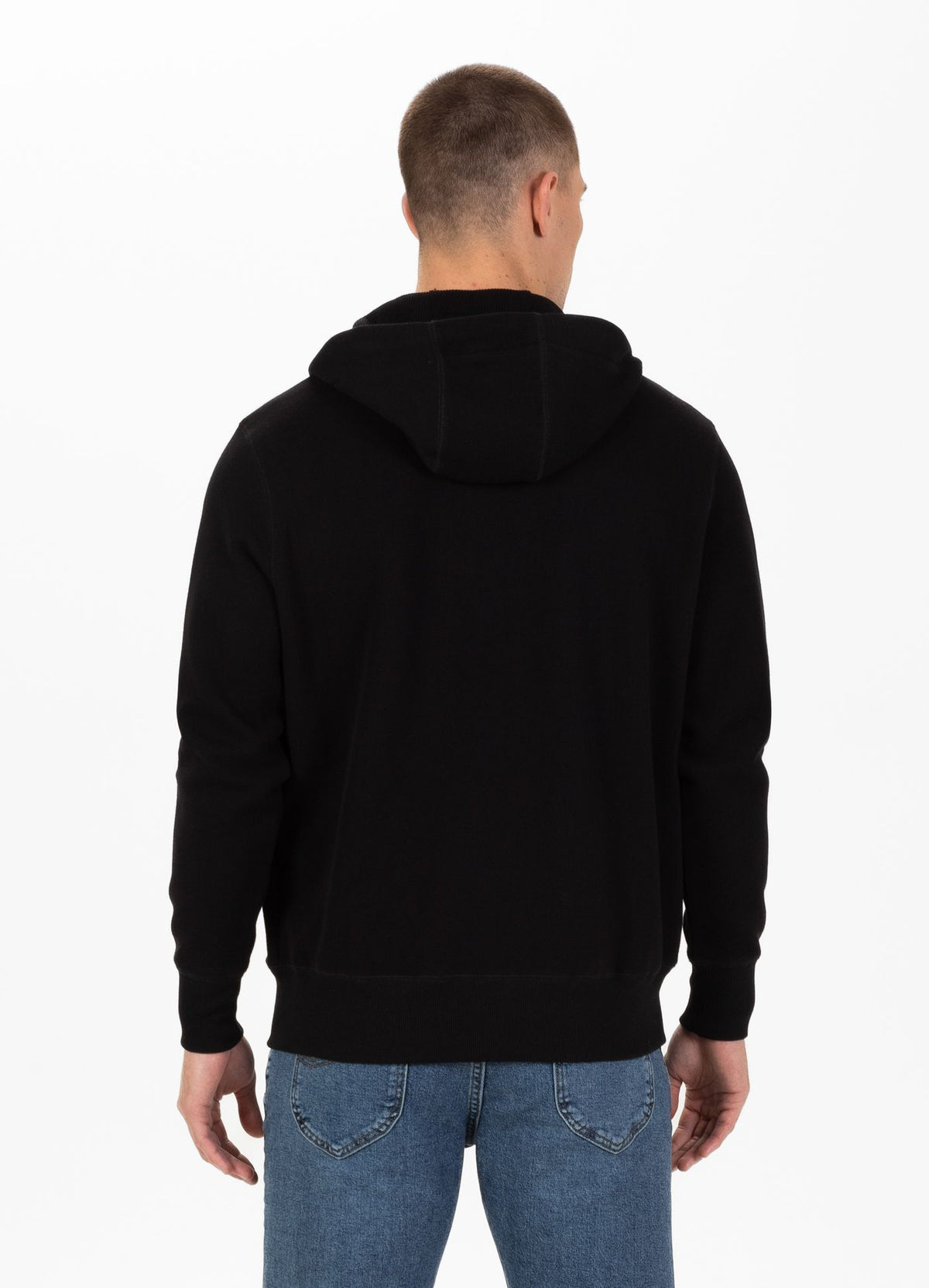 Men&#39;s Zip-up hoodie Pique Small Logo