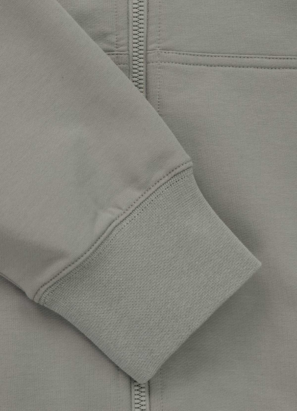 Men's Zip-up hoodie DOG SD - Dusty Salvia