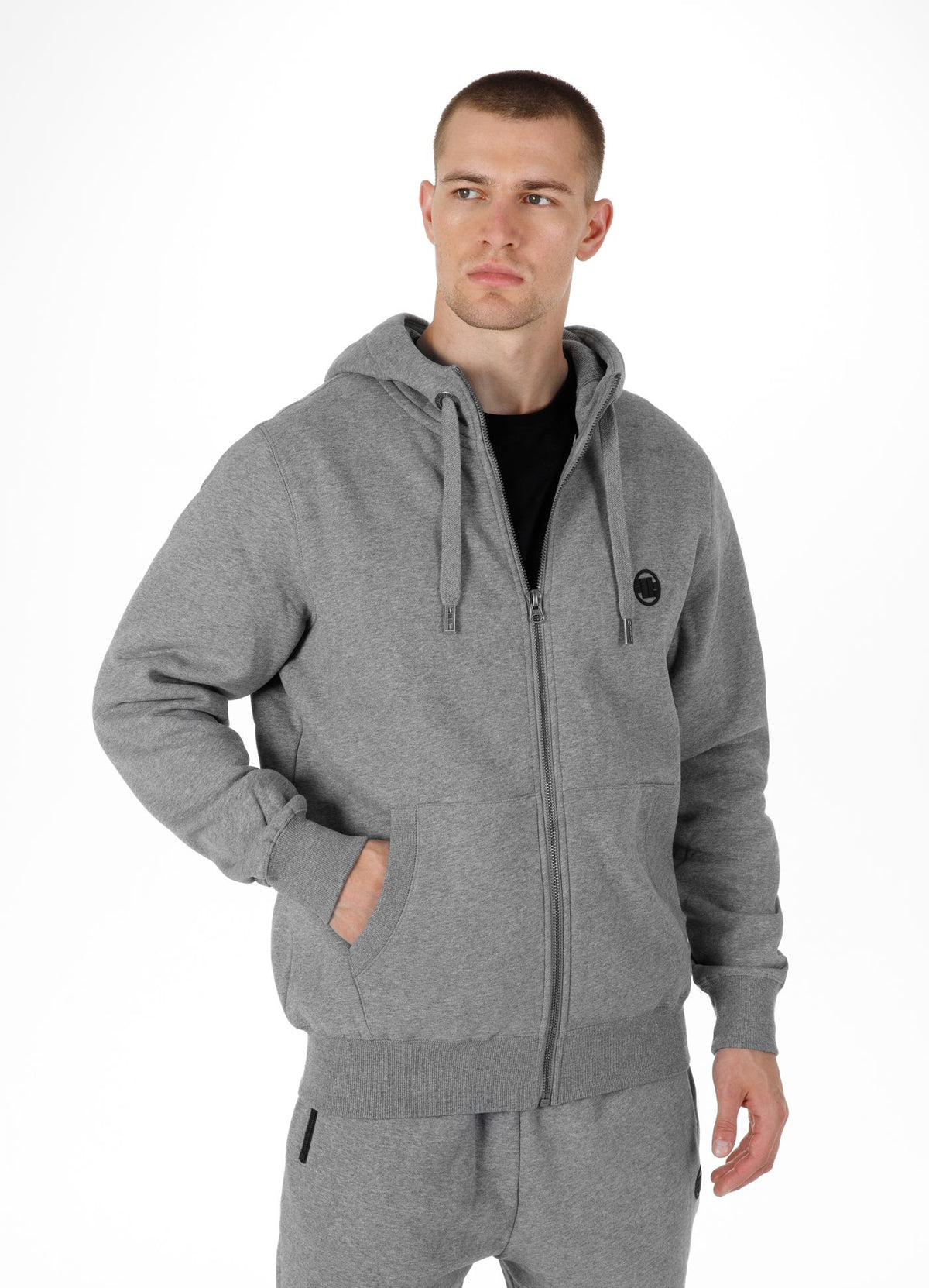 Men&#39;s Zip-up hoodie Small Logo