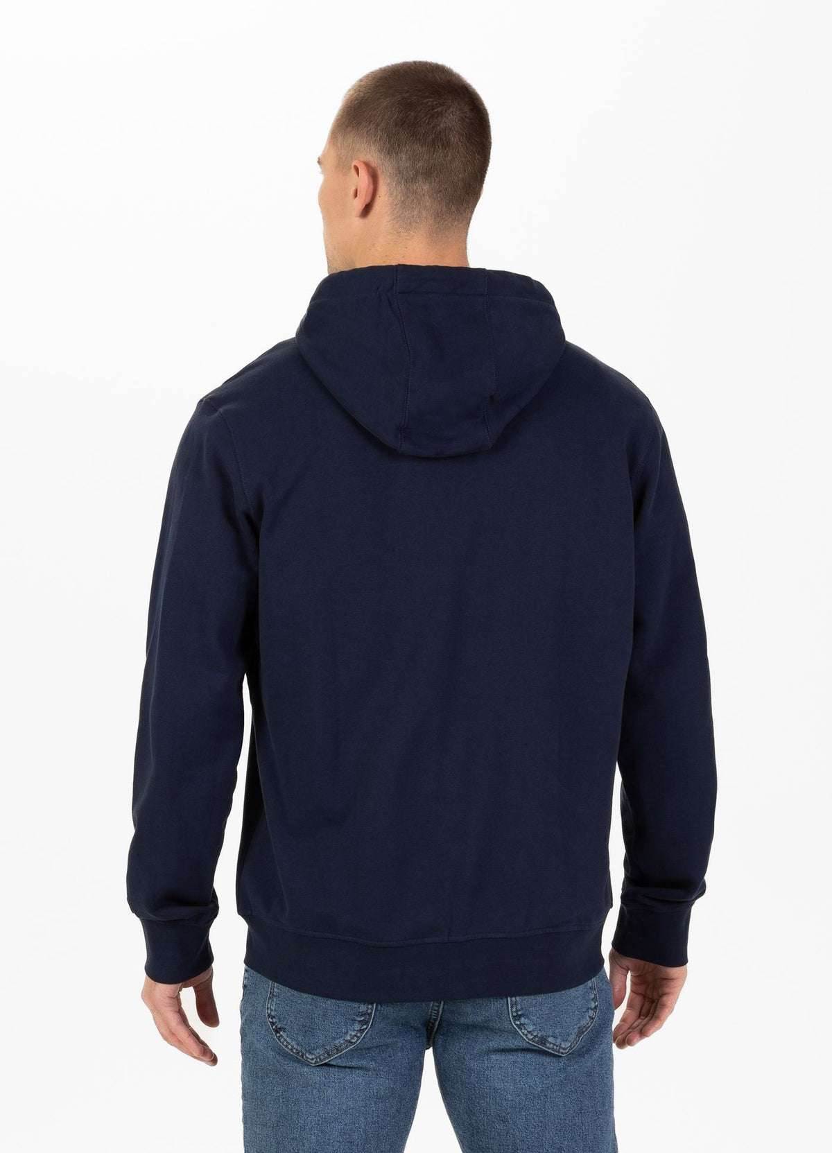 Men&#39;s Zip-up hoodie Terry Small Logo