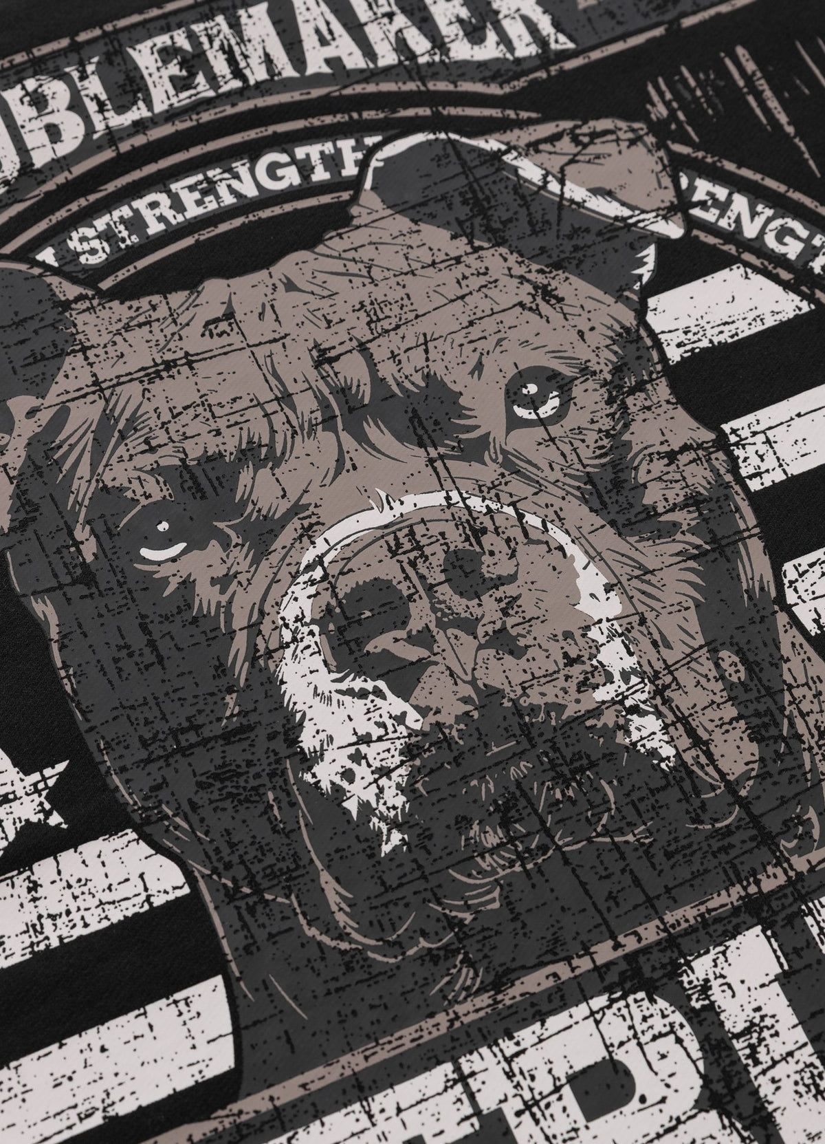 Men's Zip-up hoodie TROUBLEMAKER - Black