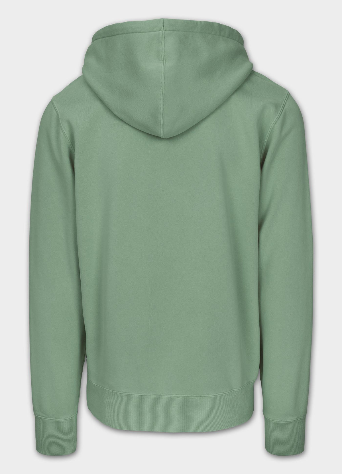Men&#39;s Zip-up hoodie Washed Lancaster II - Sage green