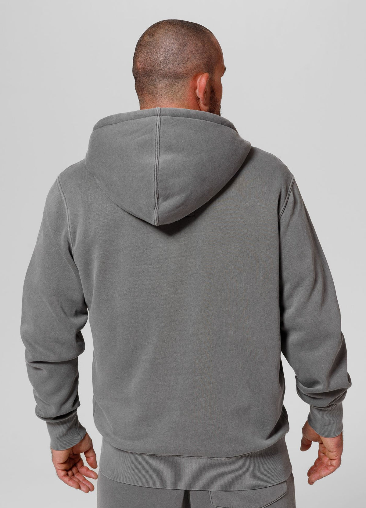 Men&#39;s Zip-up hoodie Washed Lancaster