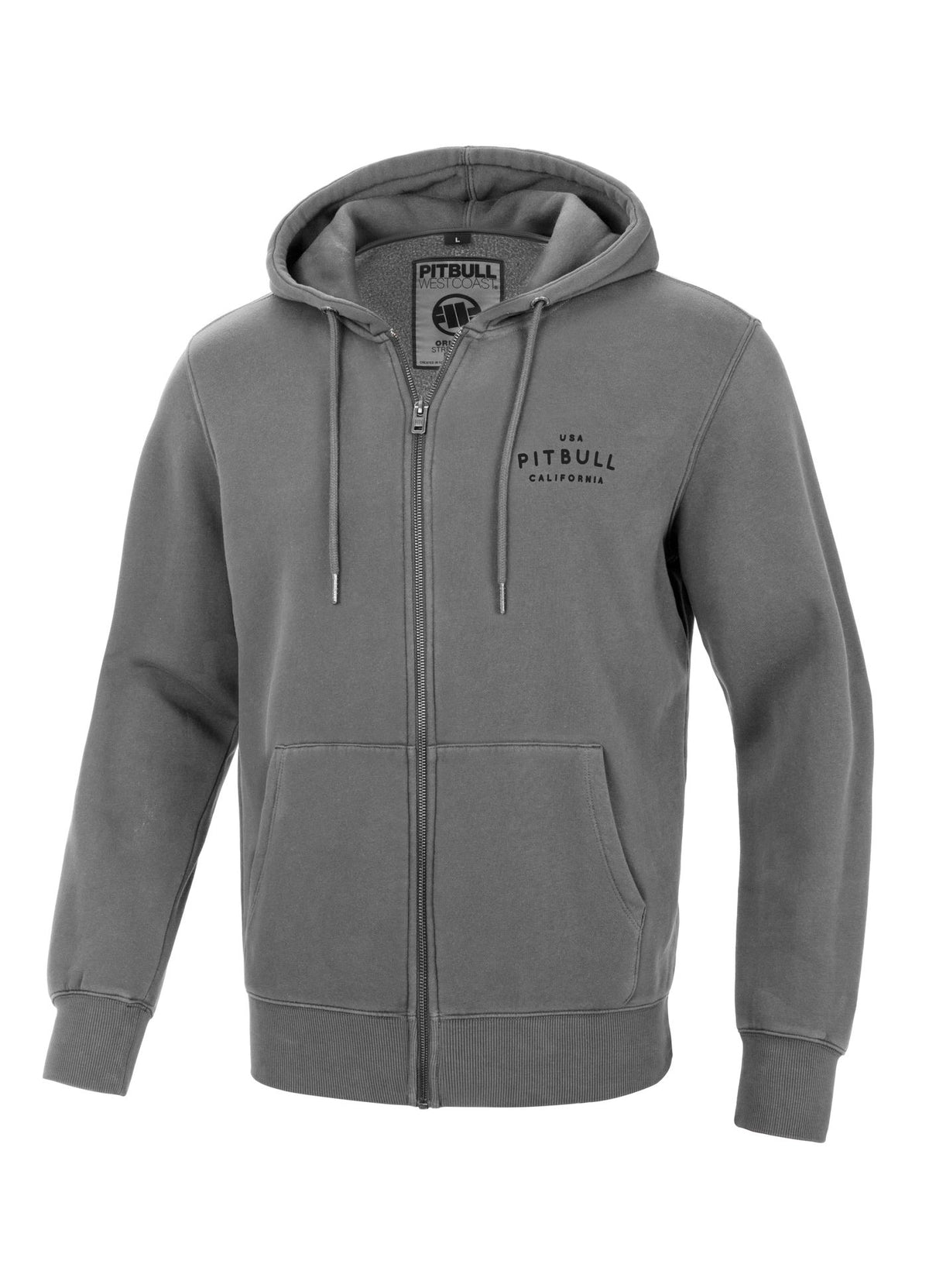 Men&#39;s Zip-up hoodie Washed Lancaster