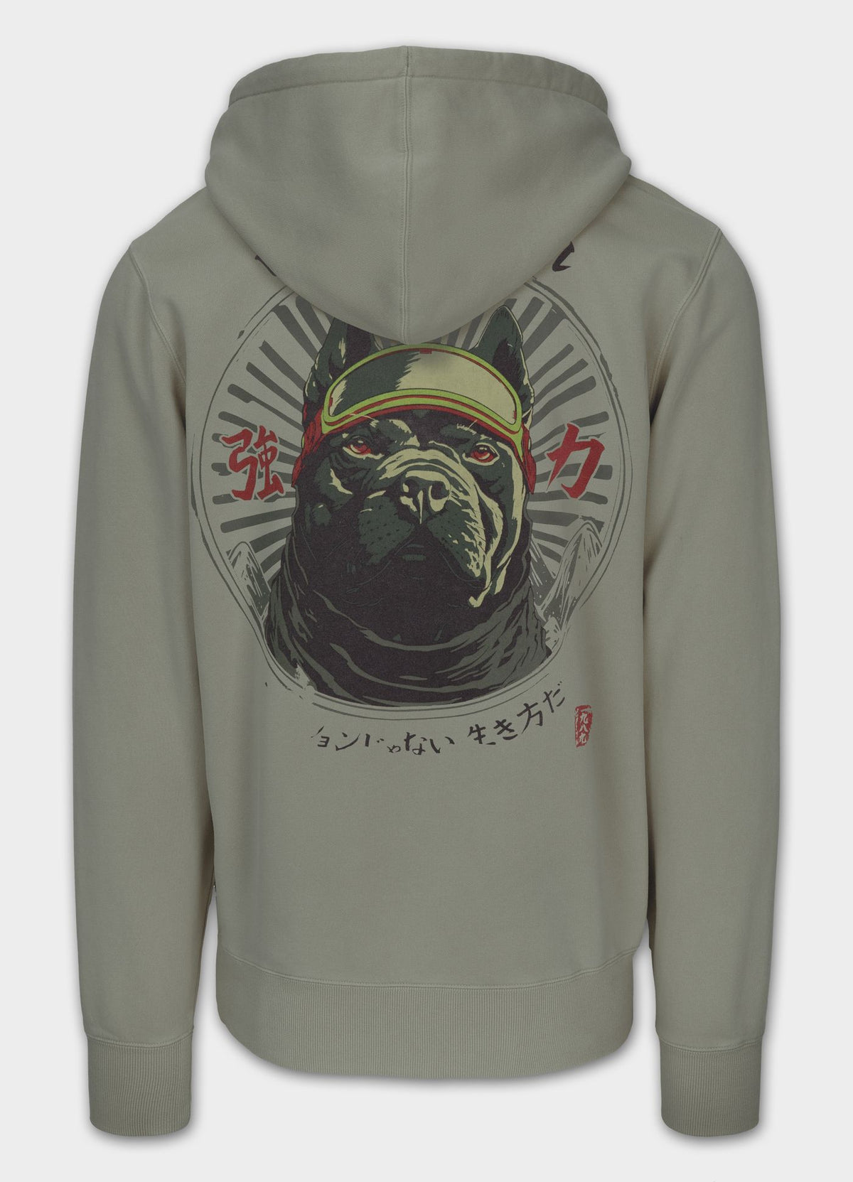 Men&#39;s Zip-up hoodie Washed MT FUJI