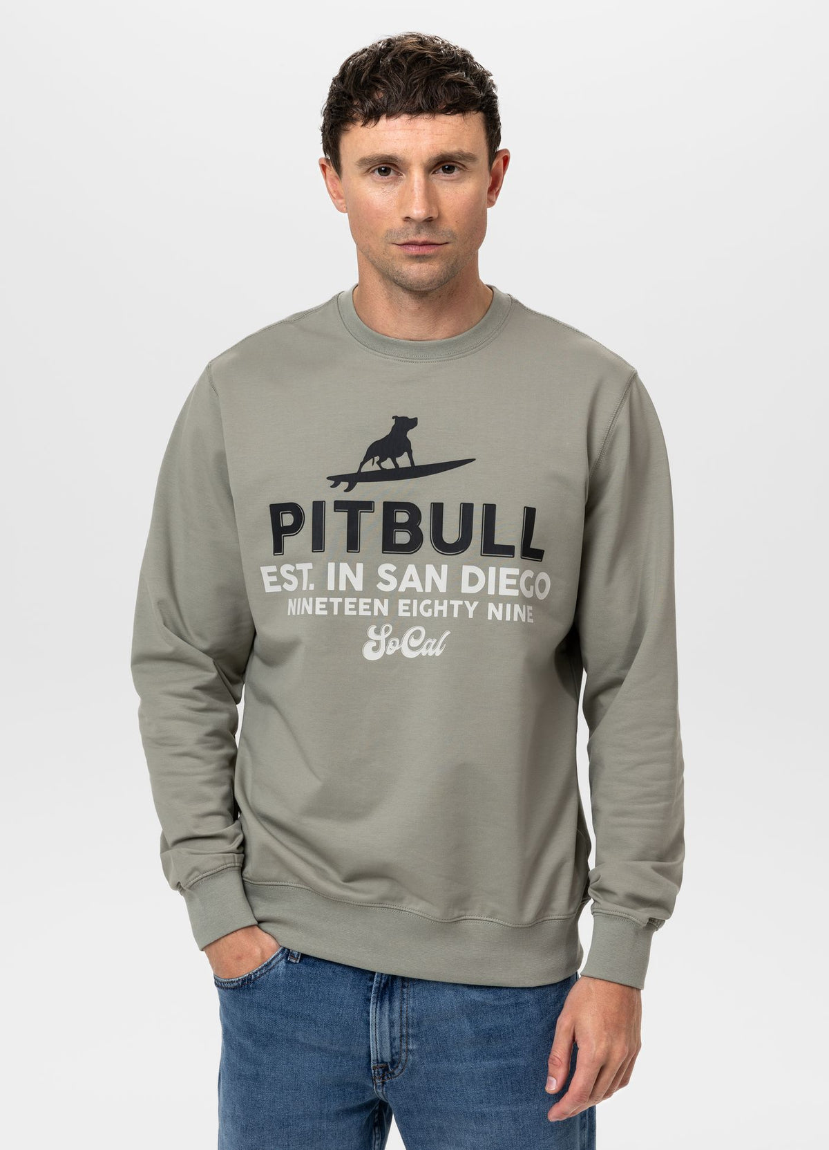 Men's Sweatshirt SURFING DOG