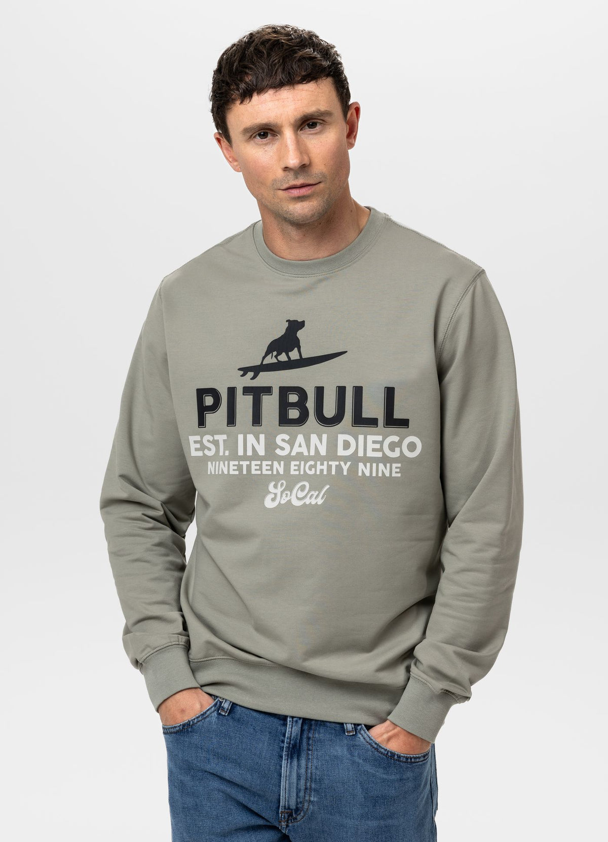 Men's Sweatshirt SURFING DOG