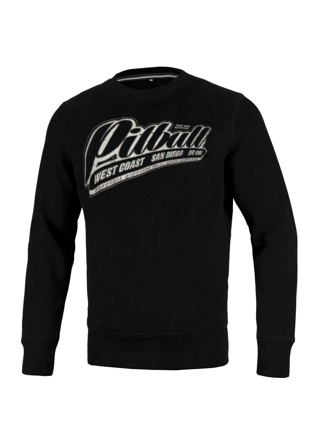 Men&#39;s Sweatshirt Terry Black Brand