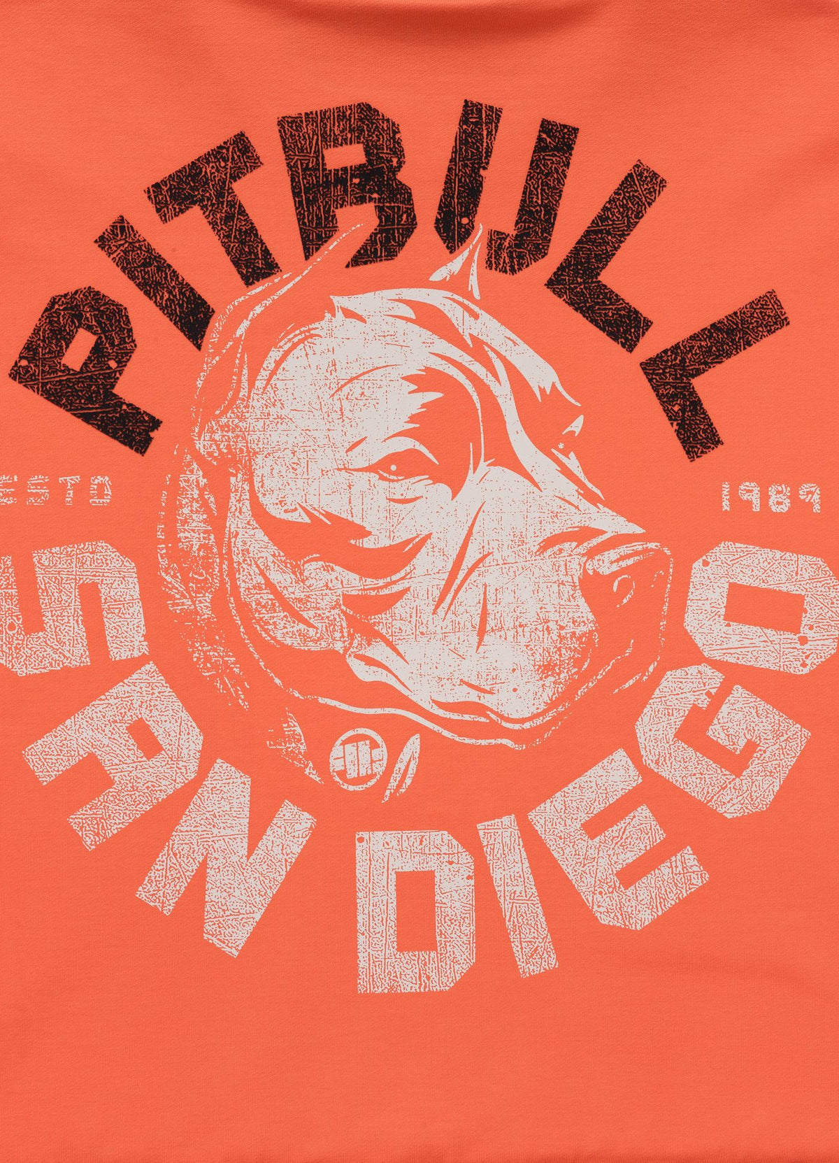 Men's Sweatshirt DOG SD - Salmon