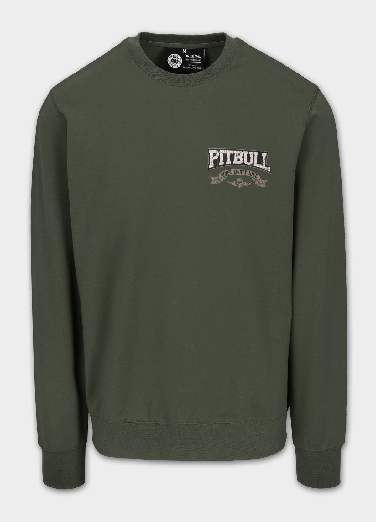 Men's Sweatshirt TROUBLEMAKER - Dark green