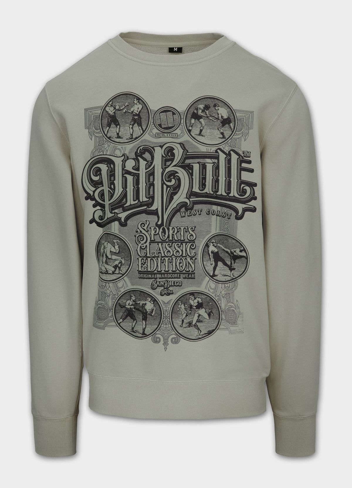 Men's Sweatshirt Washed MULTISPORT - Gray Harbour