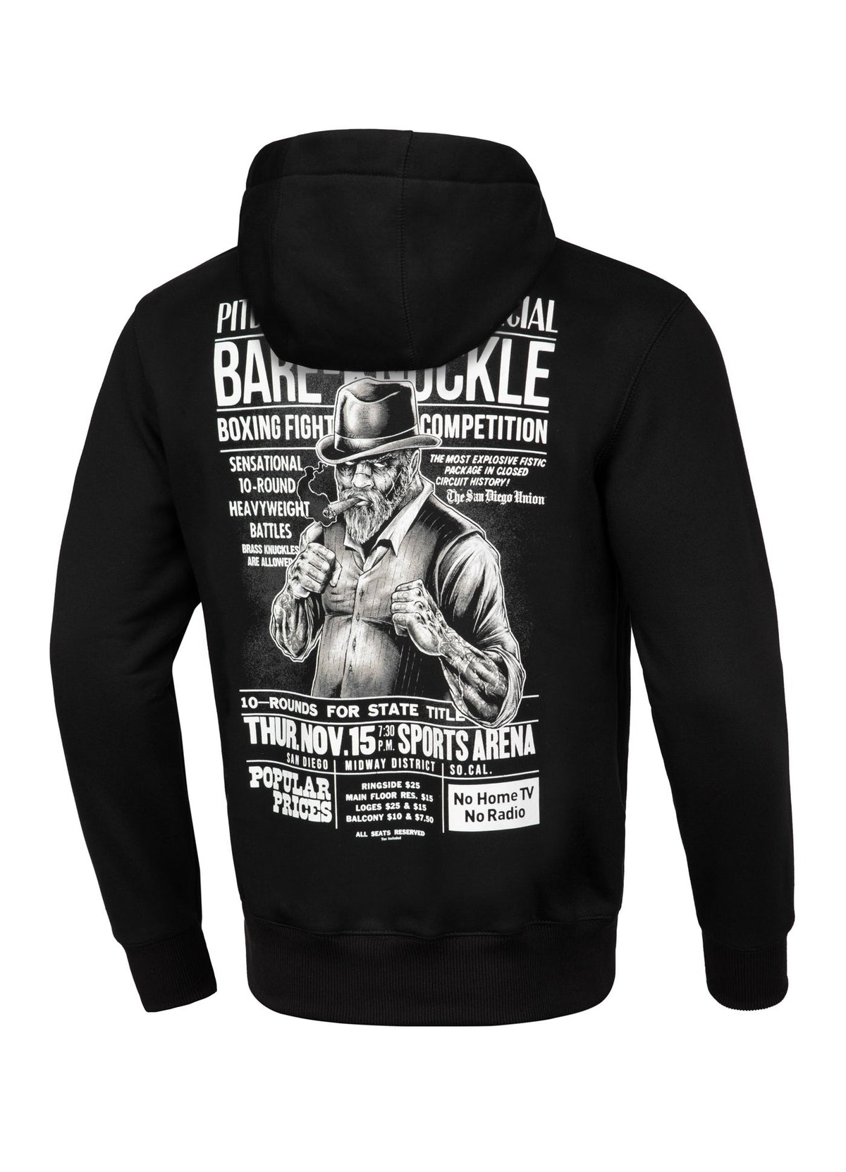 Men&#39;s Hoodie Bare Knuckle