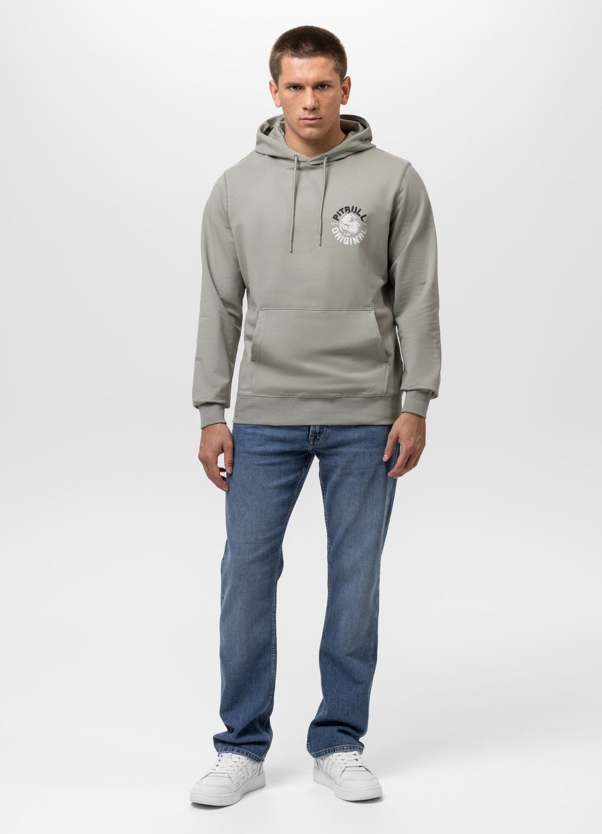 Men's Hoodie DOG SD - Dusty Salvia