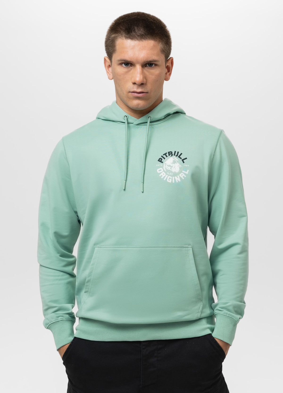 Men's Hoodie DOG SD - Mint