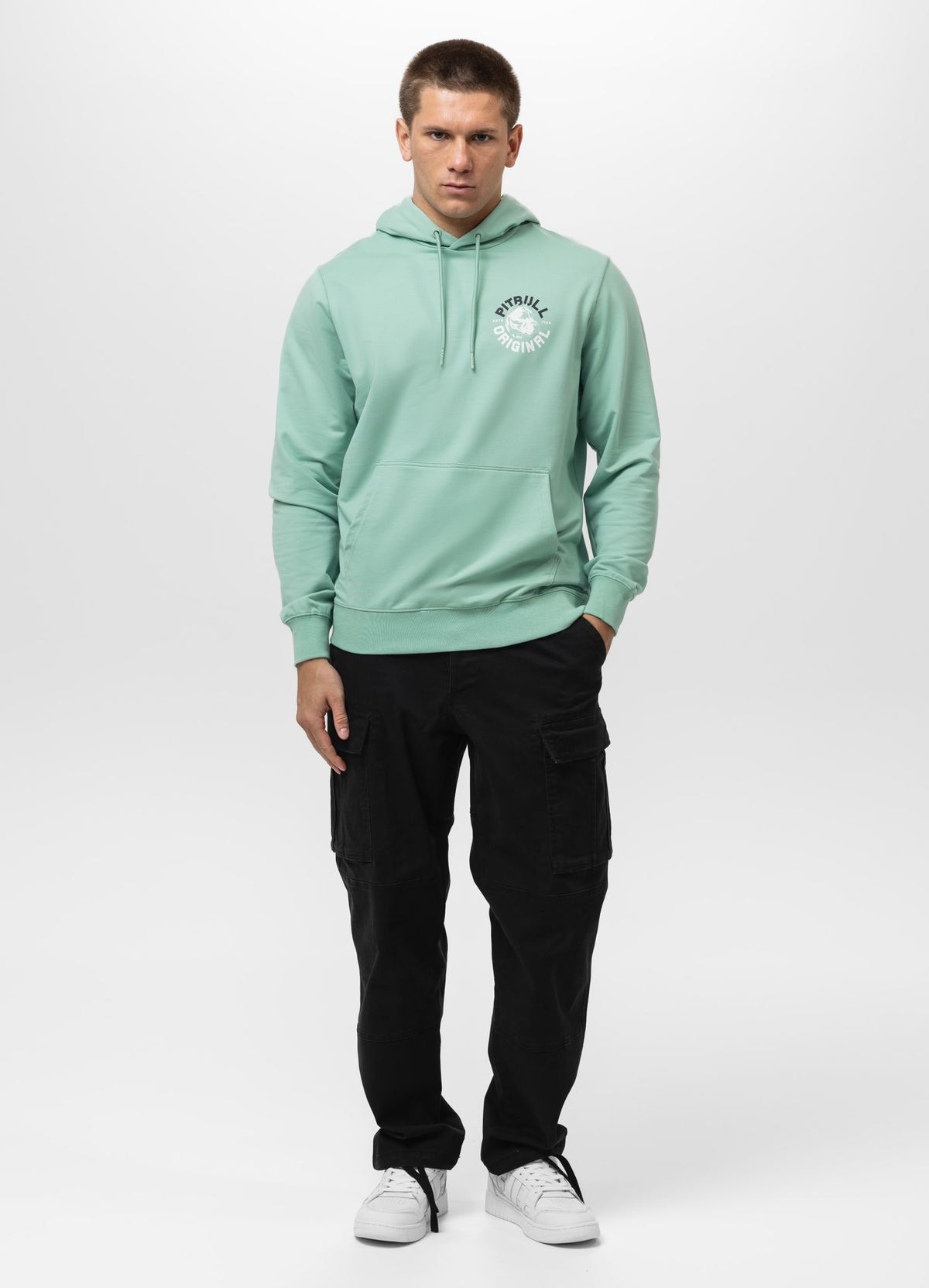 Men's Hoodie DOG SD - Mint