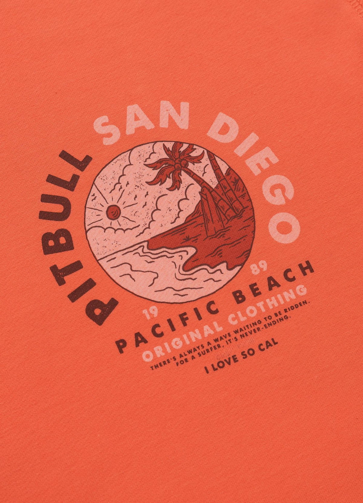 Men's Hoodie PLANET SURF - Salmon