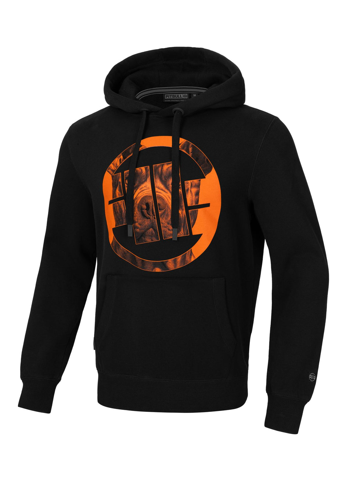 Men&#39;s Hoodie Orange Dog 24