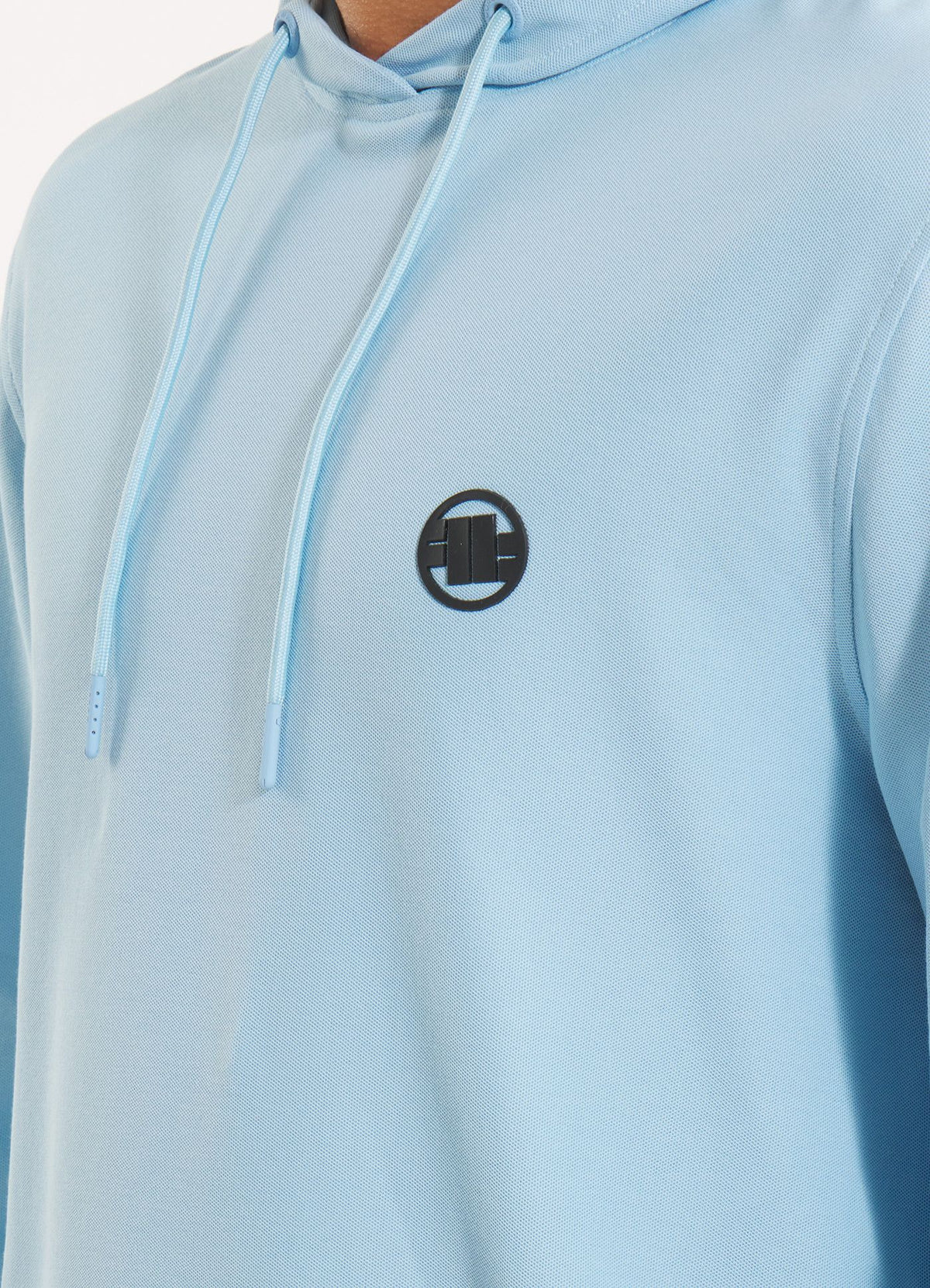 Men's Hoodie Pique Rockey - Light blue