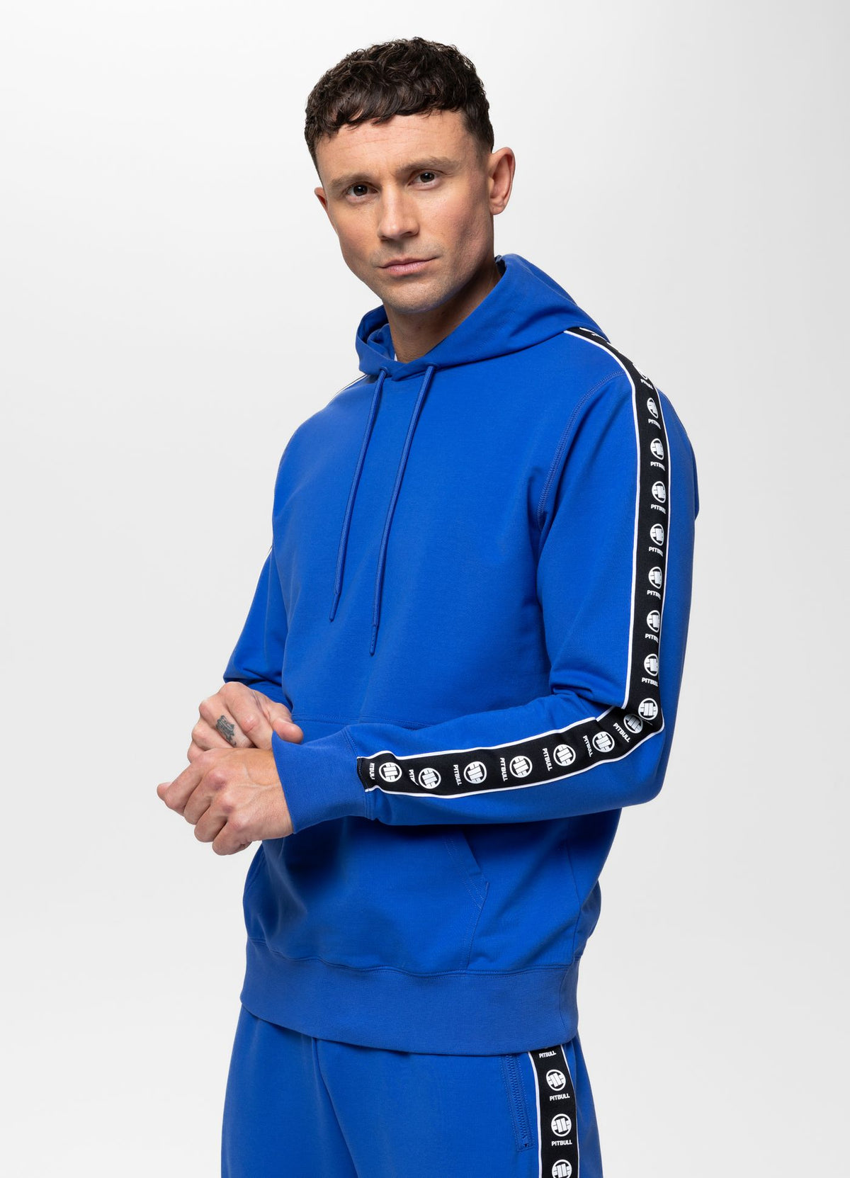 Men's Hoodie TAPE NUGGET - Electric blue