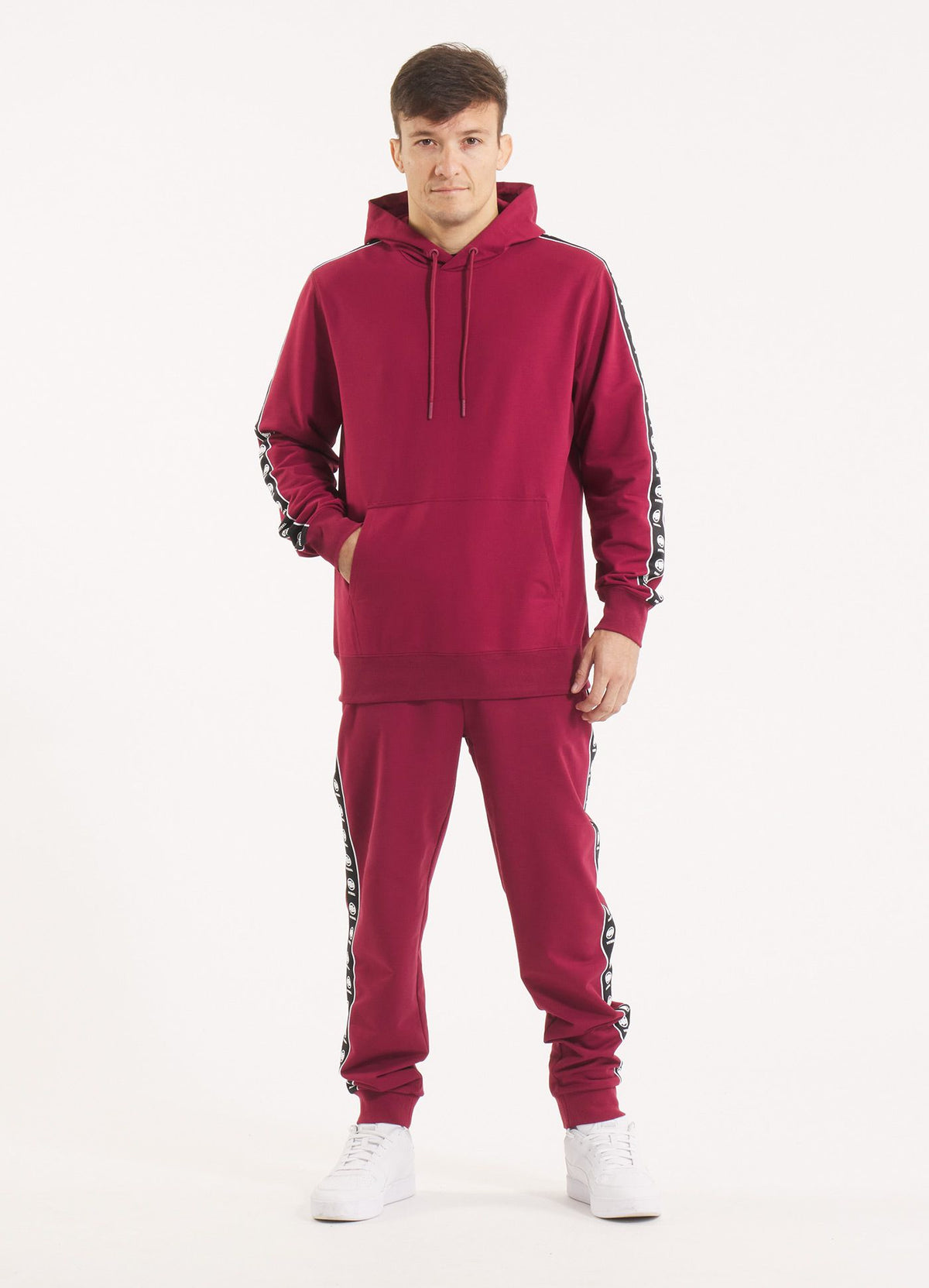 Men's Hoodie TAPE NUGGET - Burgundy