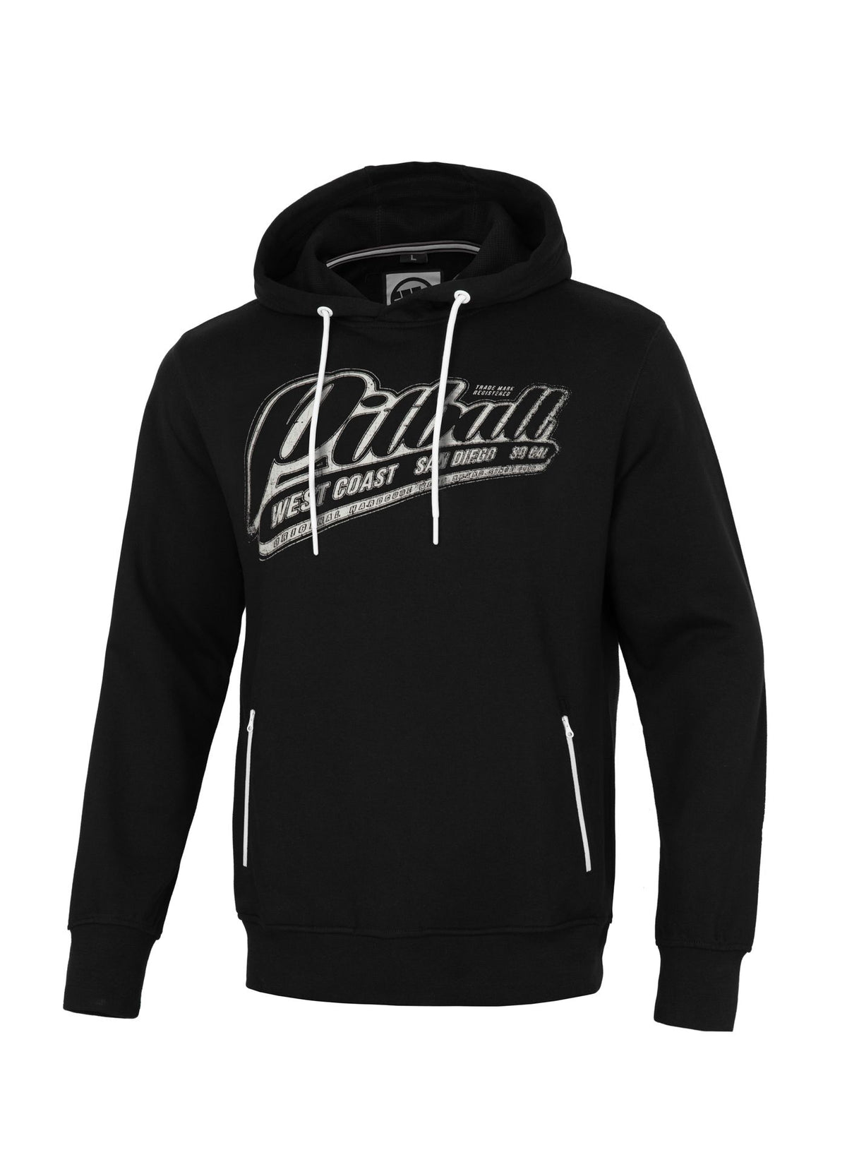 Men&#39;s Hoodie Terry Black Brand