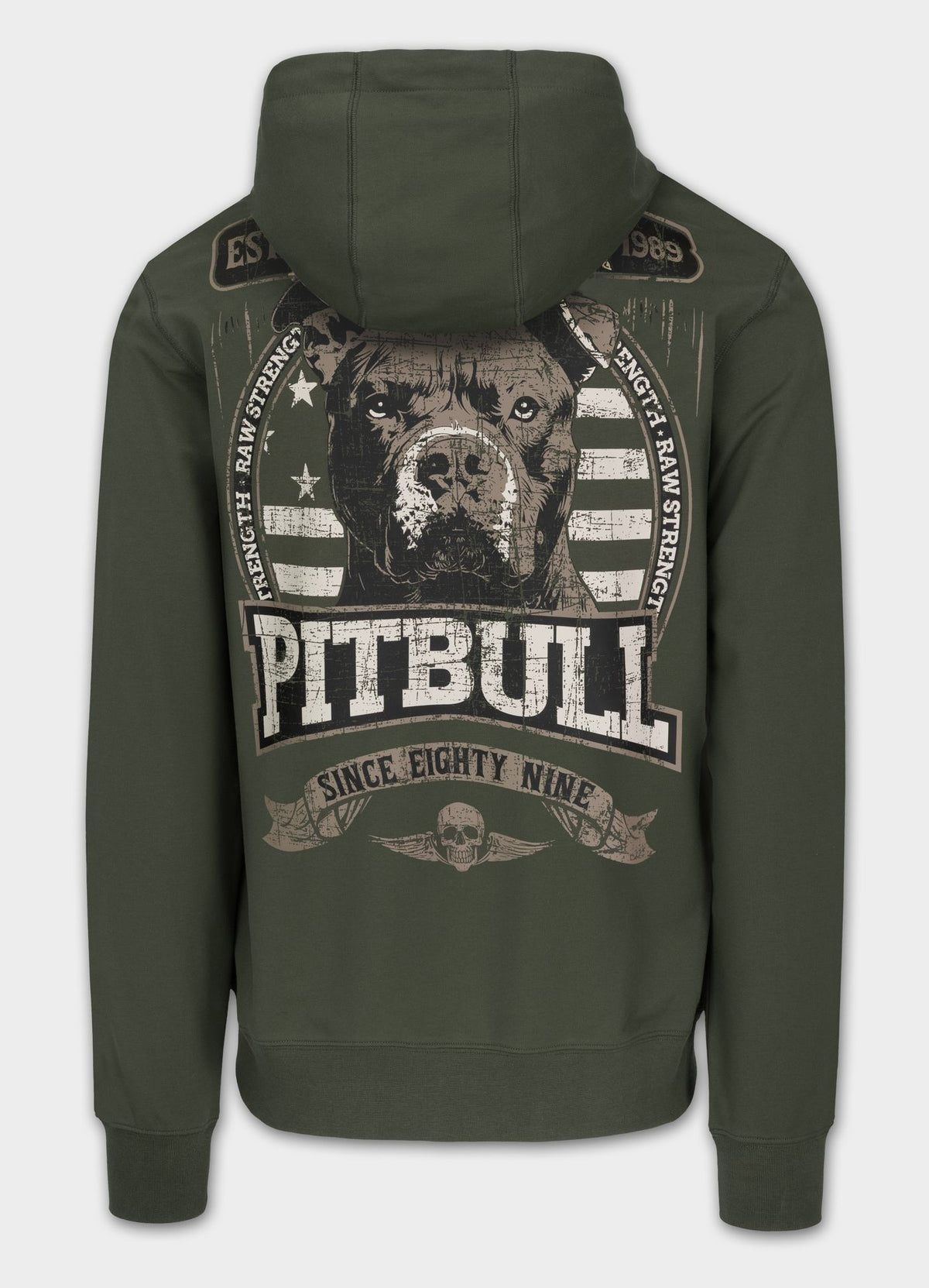 Men's Hoodie TROUBLEMAKER - Dark green