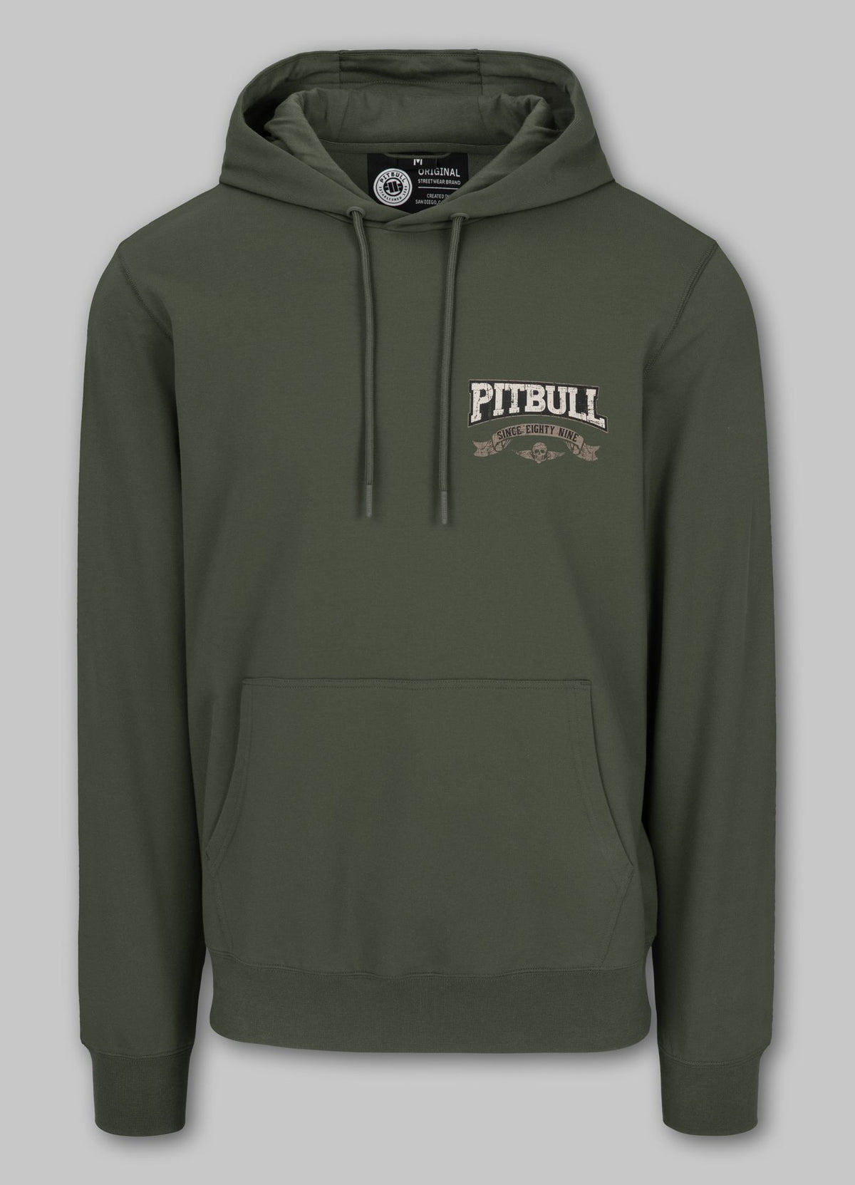 Men's Hoodie TROUBLEMAKER - Dark green