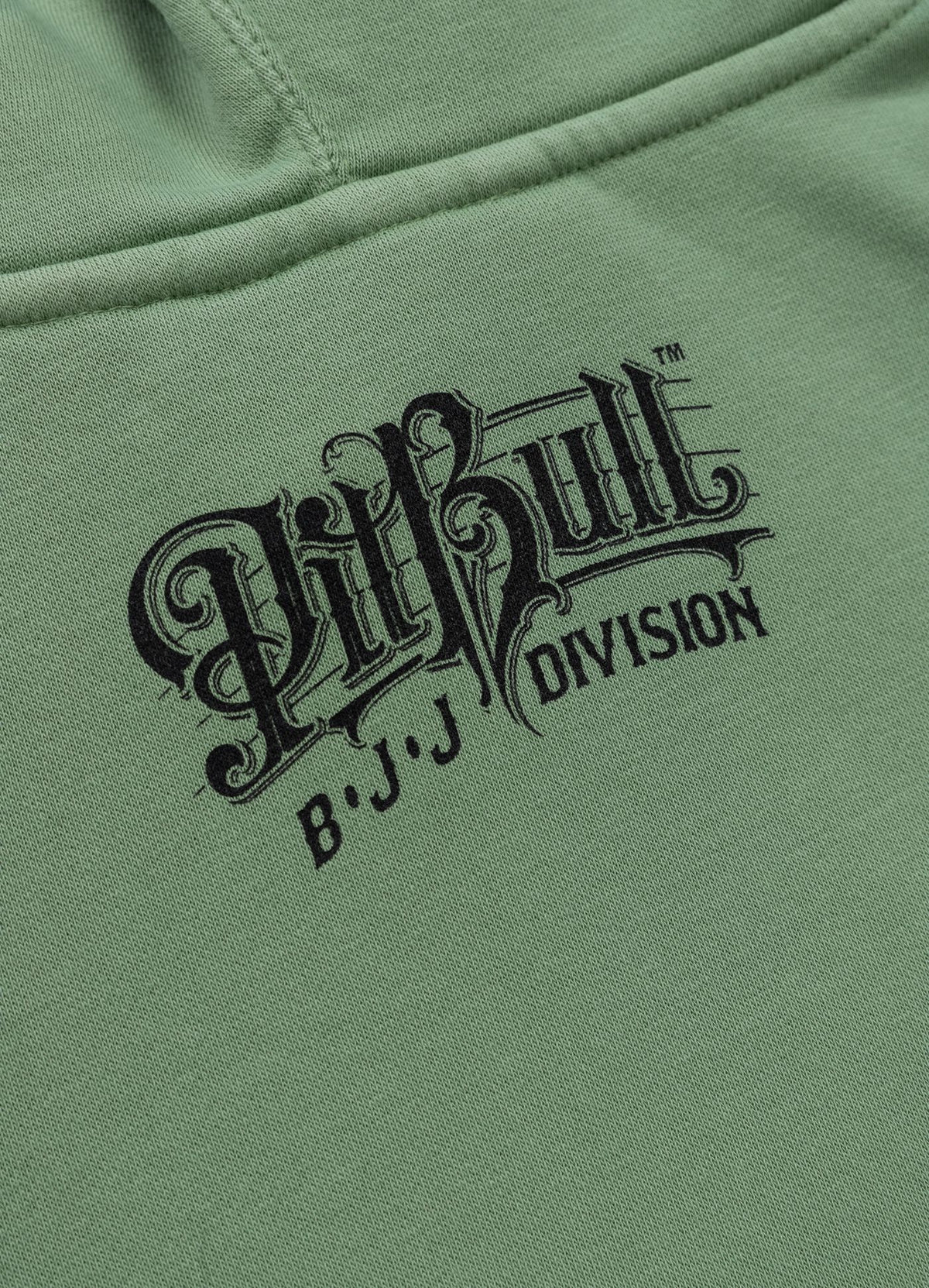 Men's Hoodie Washed VINTAGE BJJ - Washed green
