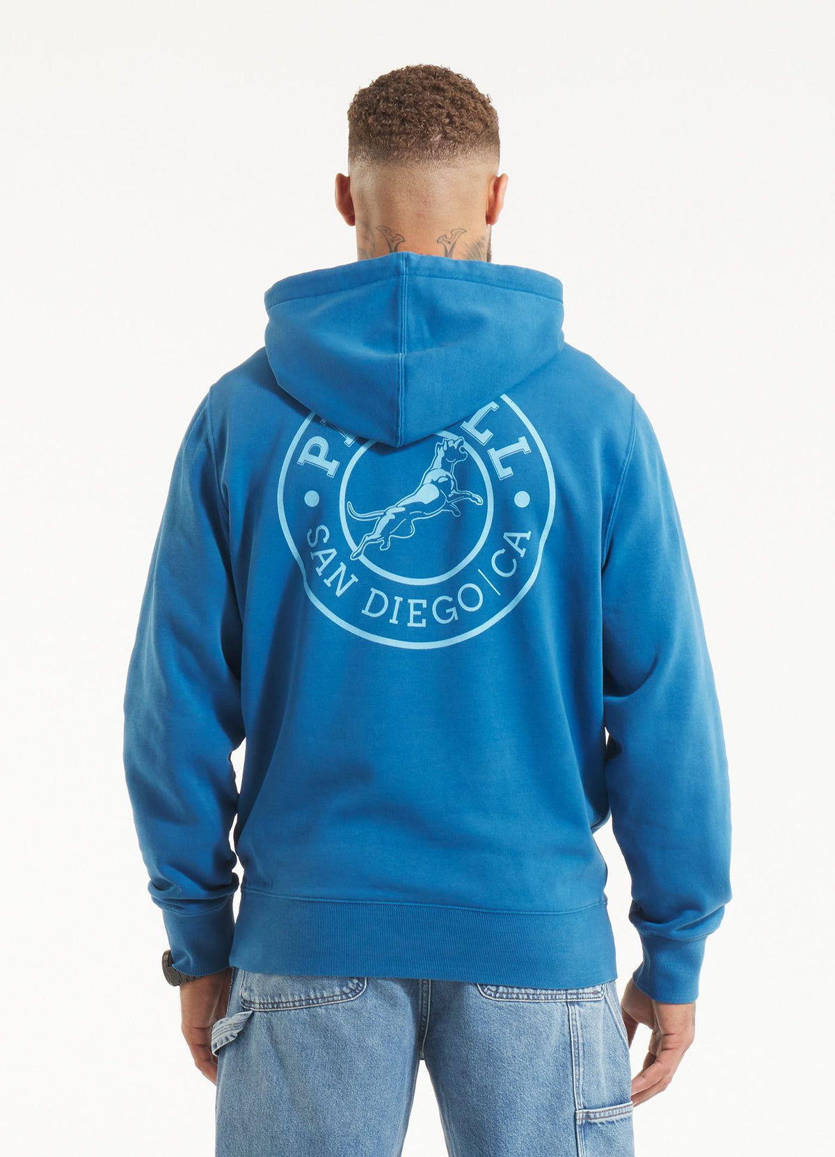 Men's Hoodie Washed SAN DIEGO CA