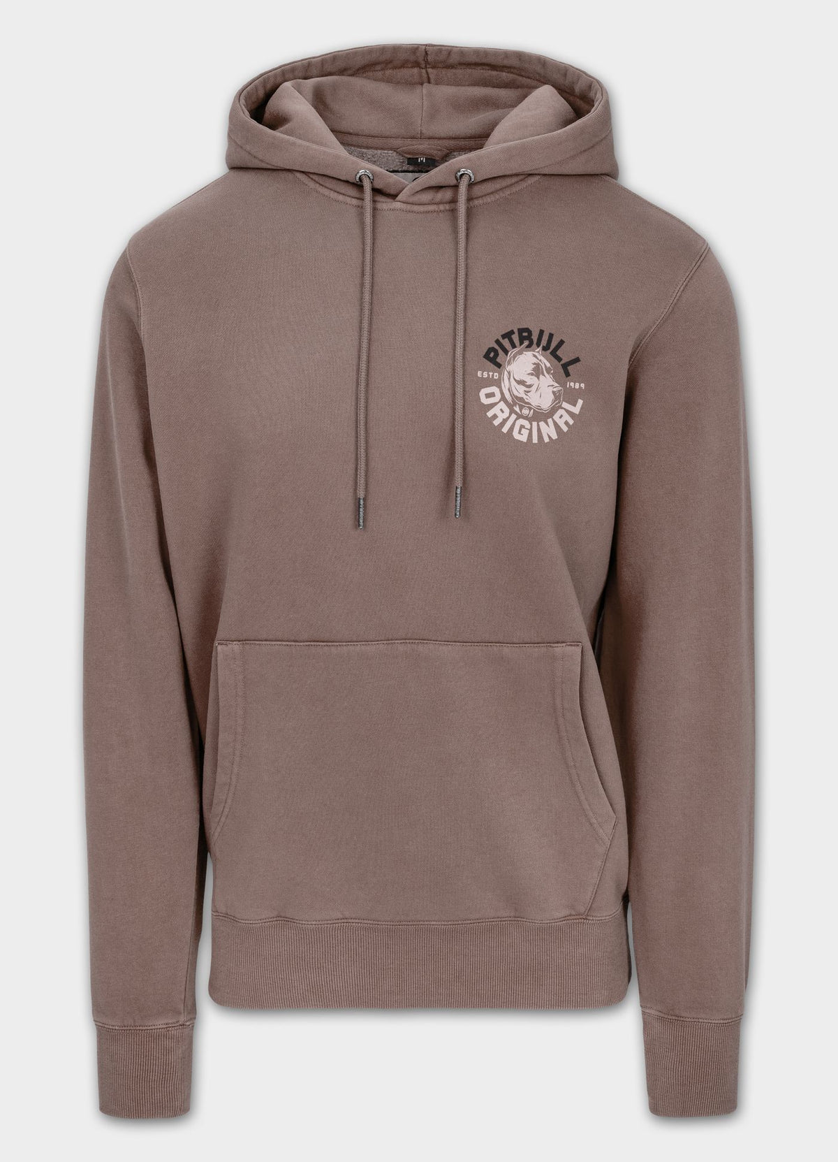 Men's Hoodie Washed DOG SD - Burgundy