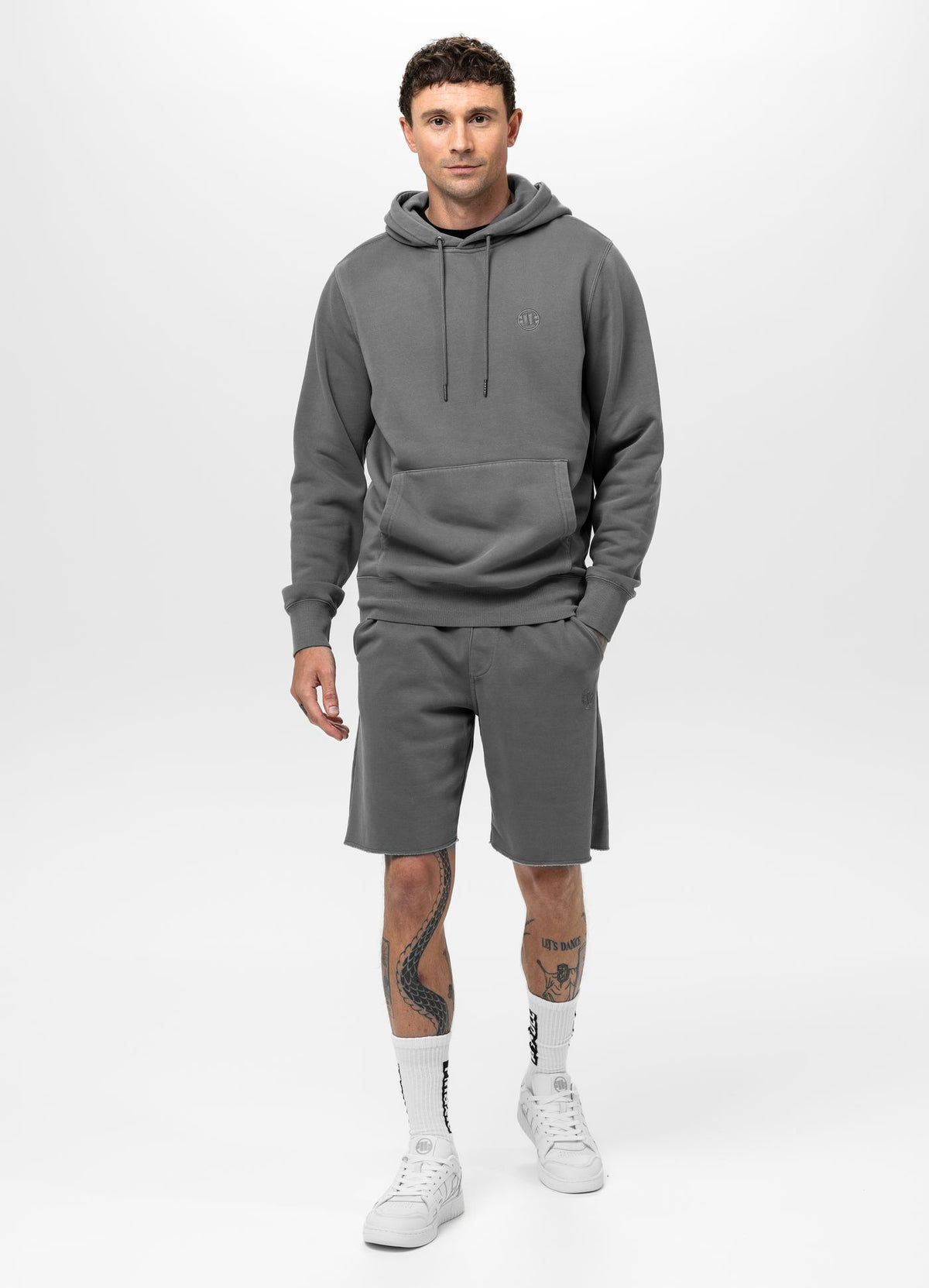 Men's Hoodie Washed Lancaster II - Gray