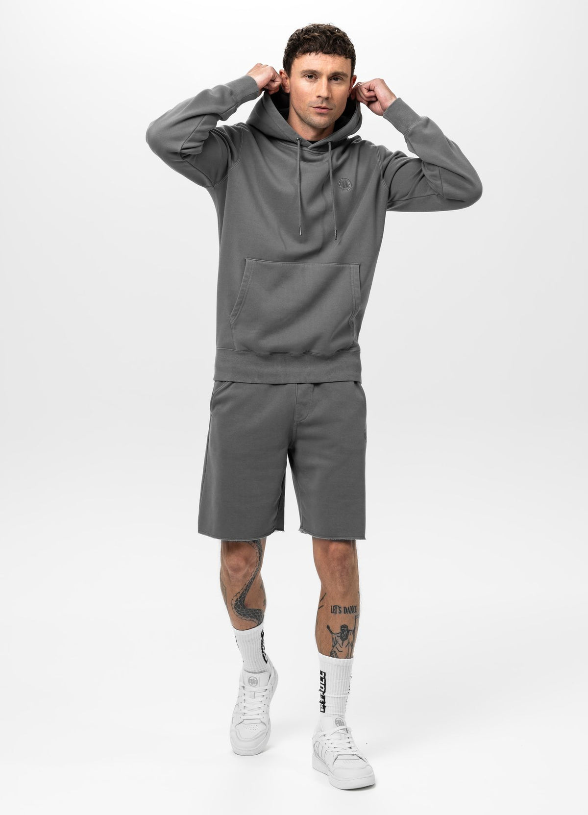 Men's Hoodie Washed Lancaster II - Gray