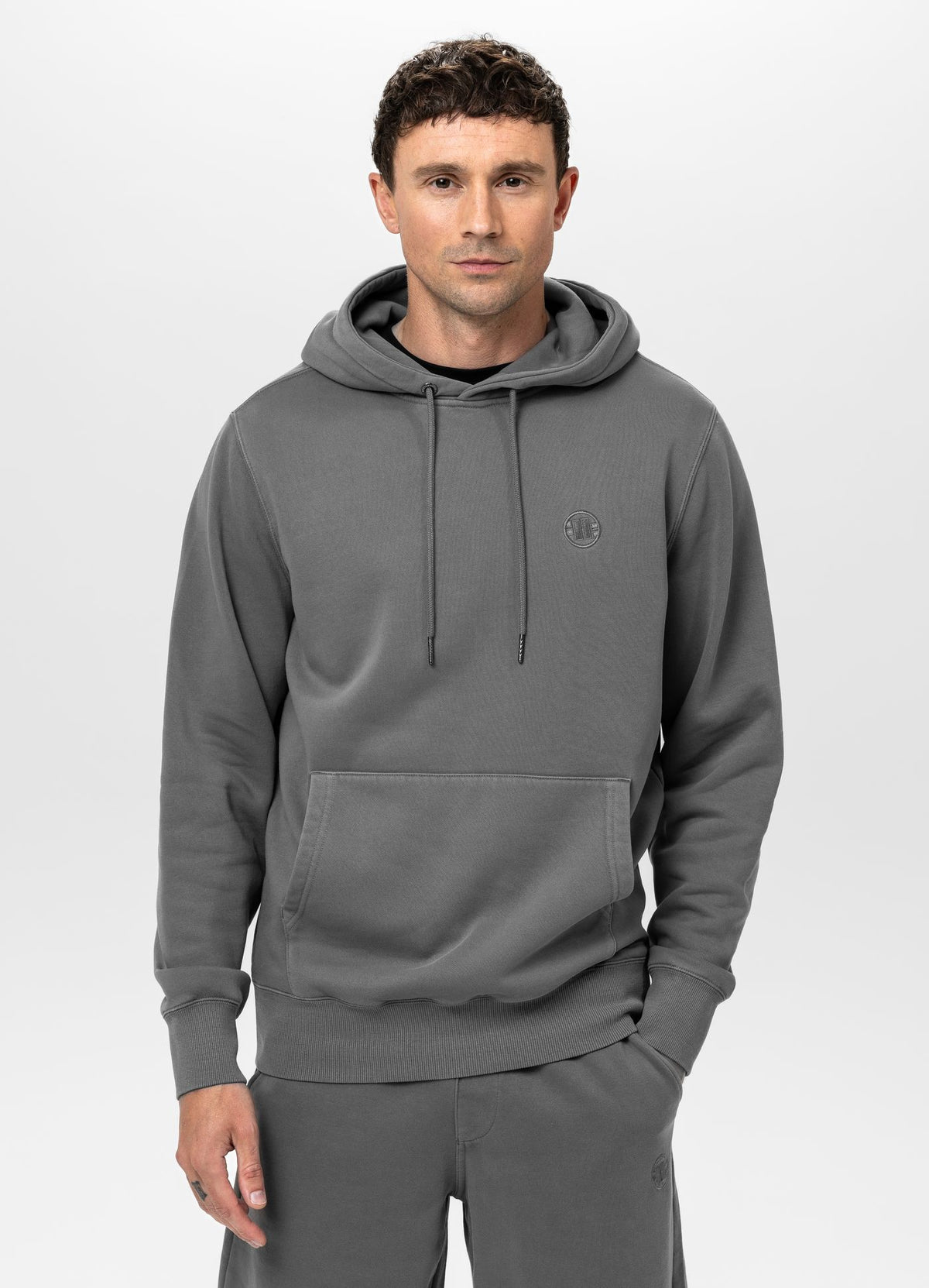 Men's Hoodie Washed Lancaster II - Gray