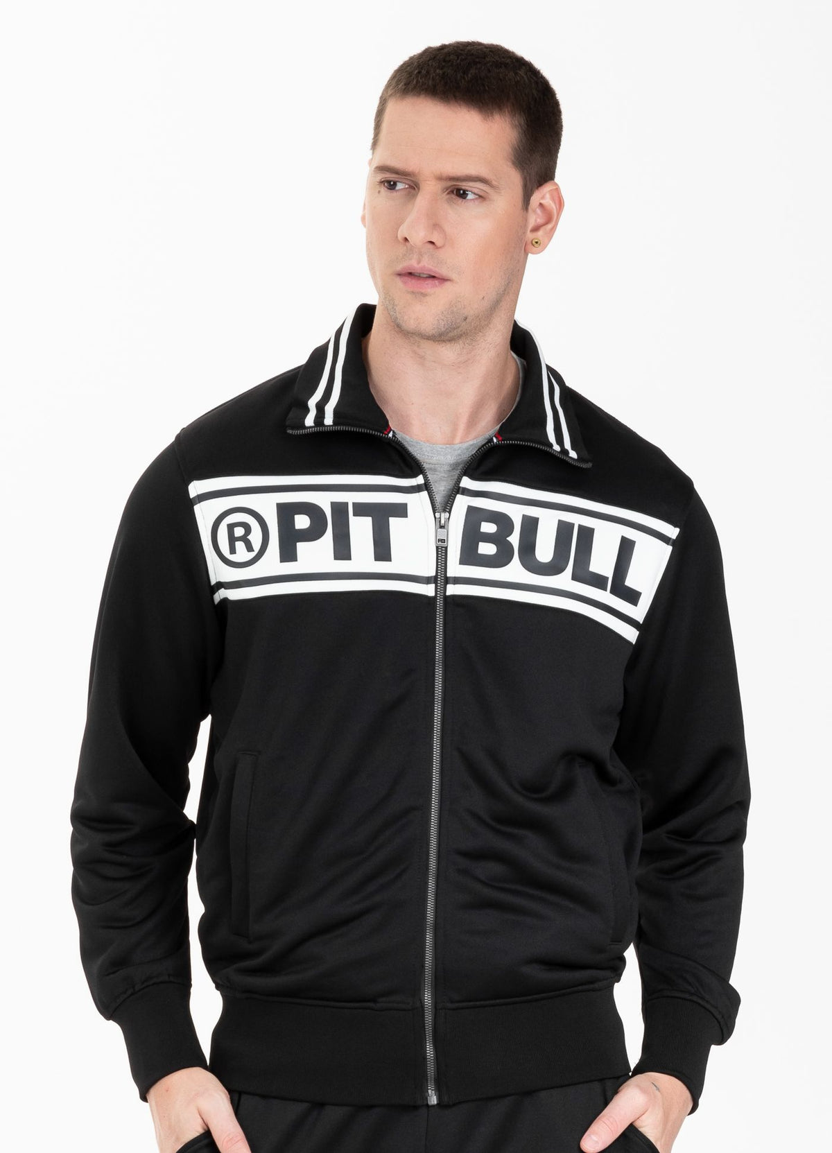Full Zip Track Jacket Oldschool Chest Logo