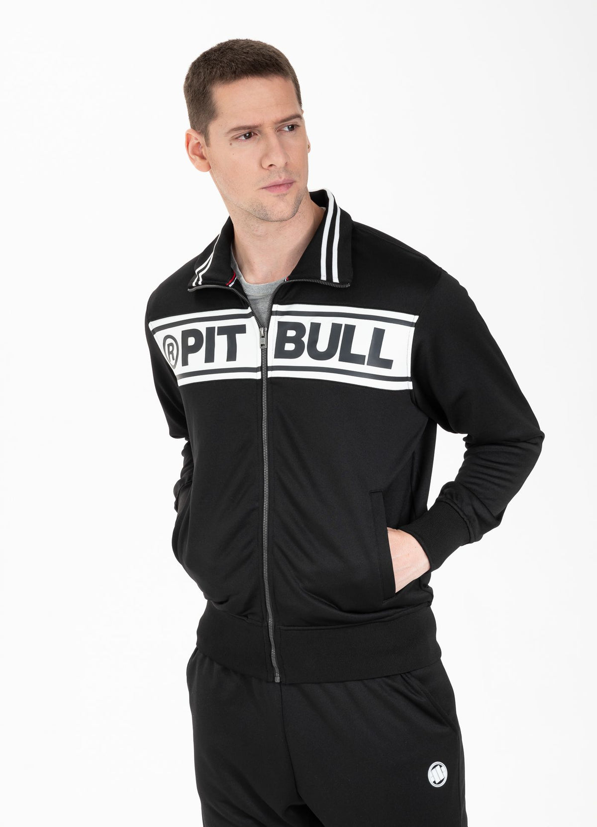 Full Zip Track Jacket Oldschool Chest Logo