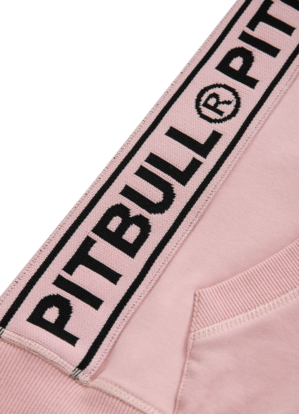 Women&#39;s zip-up hoodie French Terry La Deta - Pink