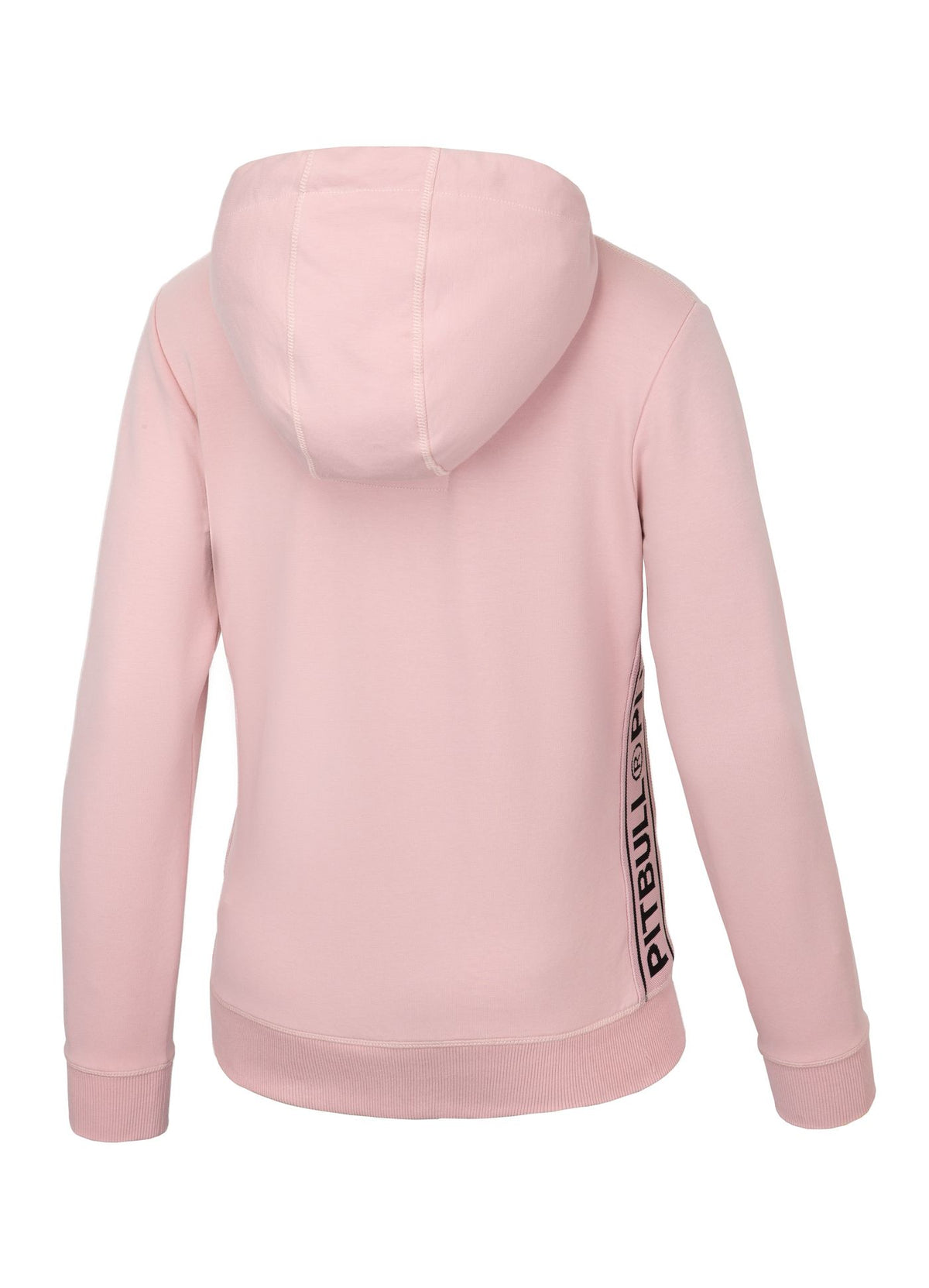 Women&#39;s zip-up hoodie French Terry La Deta - Pink