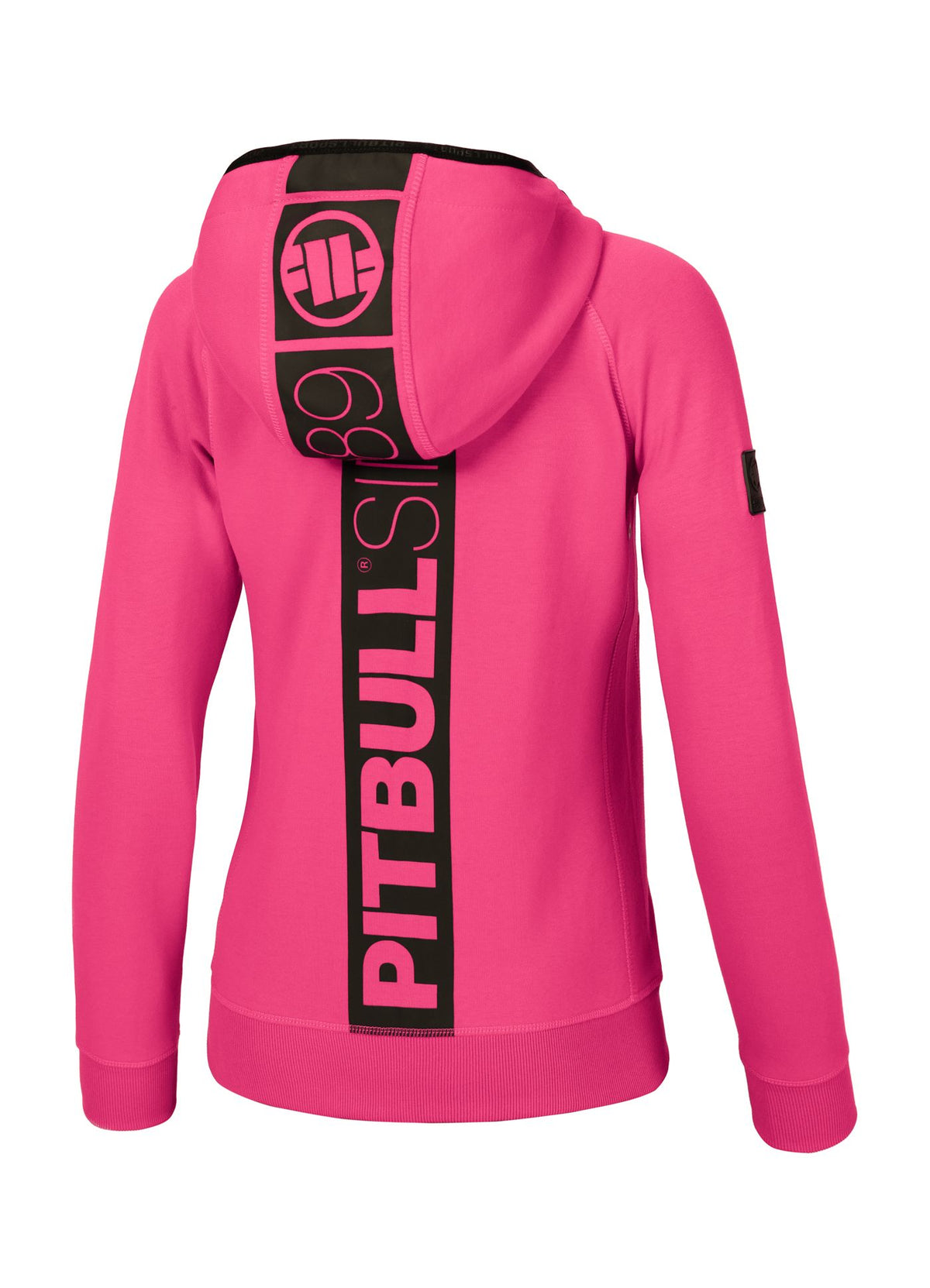 Women&#39;s zip-up hoodie Fuchsia