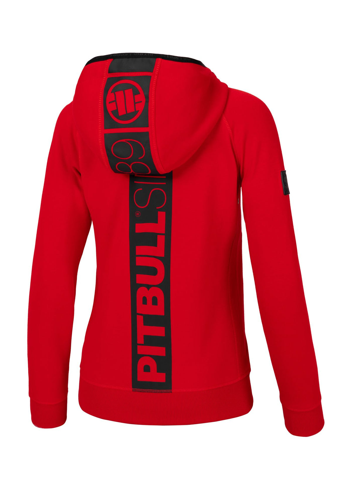 Women&#39;s zip-up hoodie Fuchsia - Red