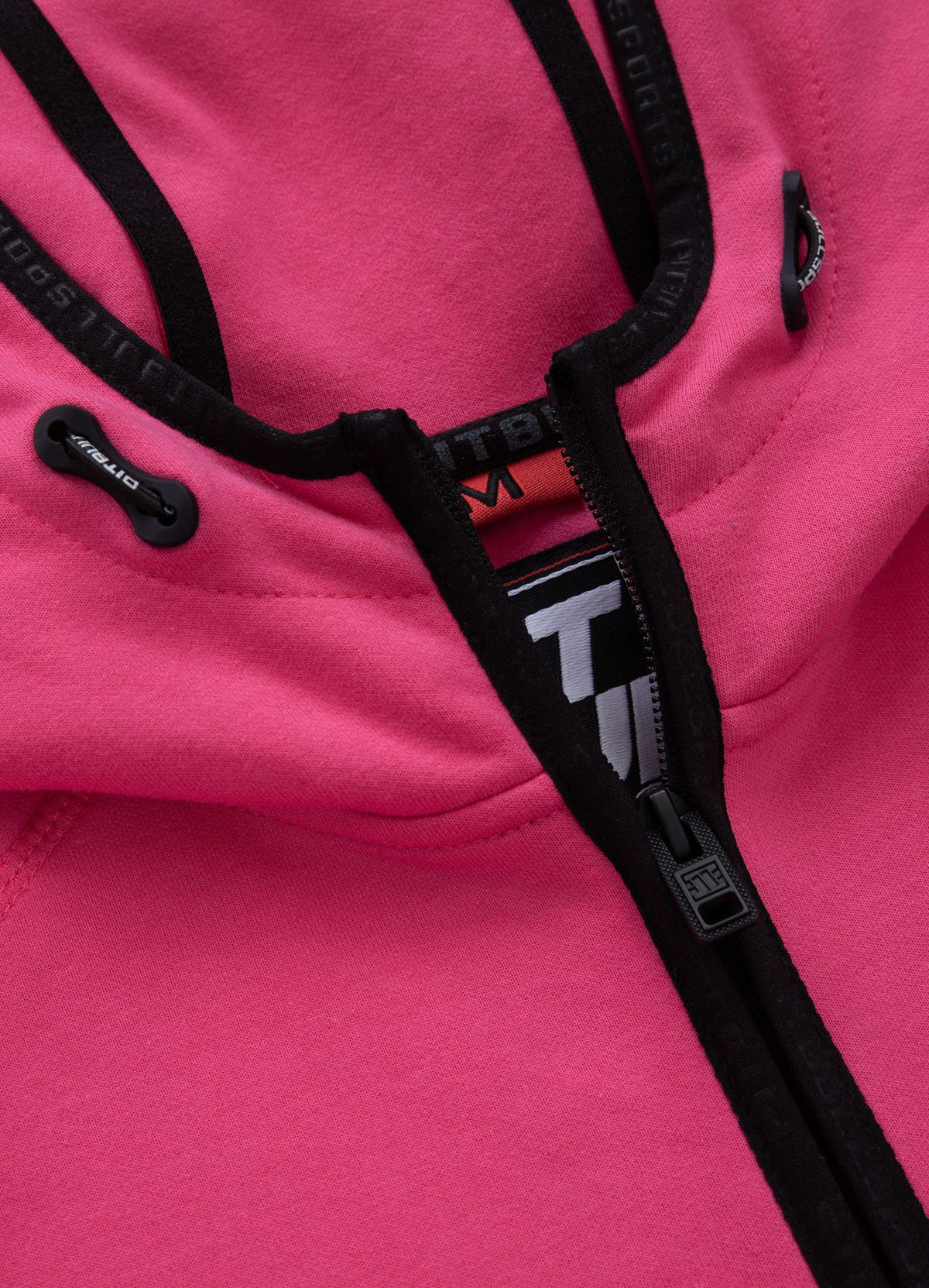 Women&#39;s zip-up hoodie Fuchsia